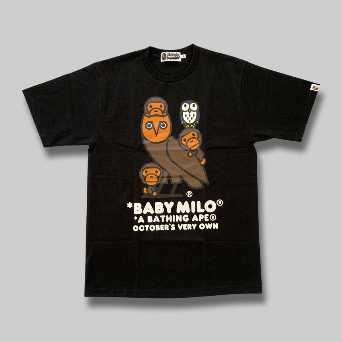 Bape × October's Very Own OVO® X BAPE® BABY MILO TEE T-SHIRT Size US XXL / EU 58 / 5 - 1 Thumbnail