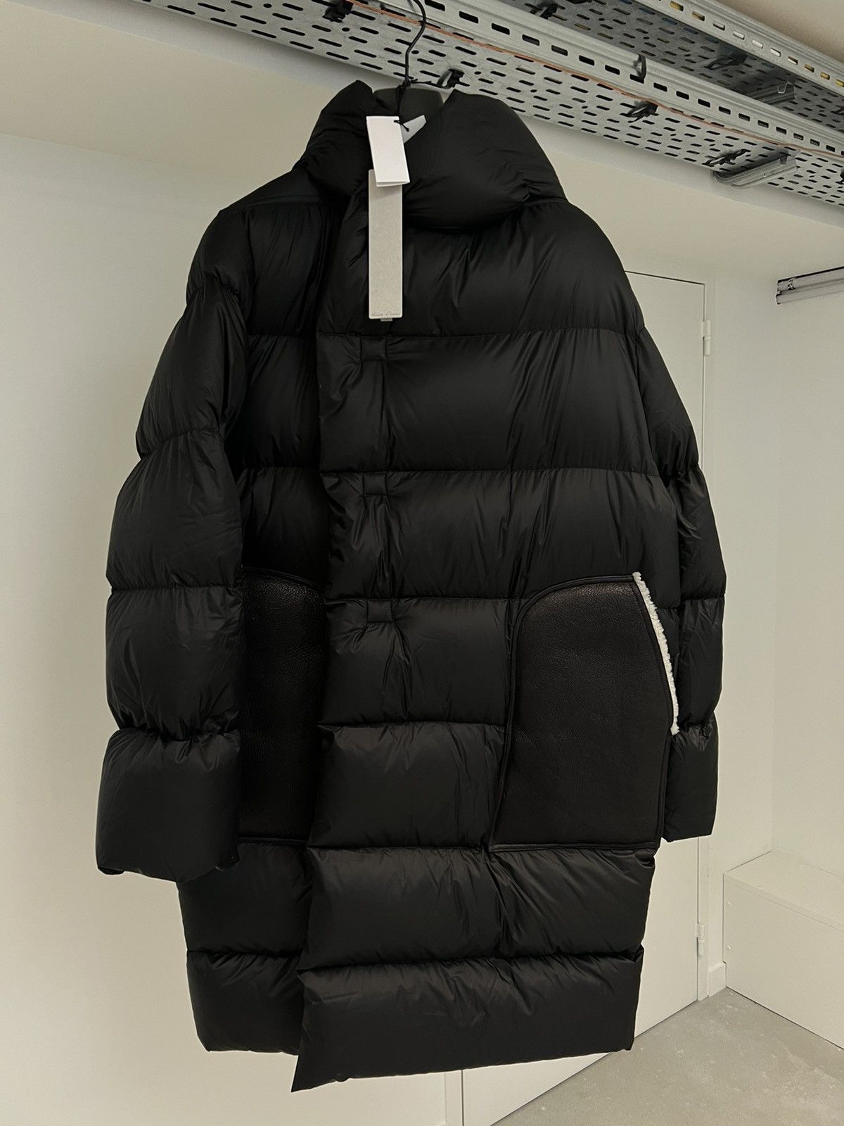 Rick Owens Rick Owens Puffer Jacket with leather pockets