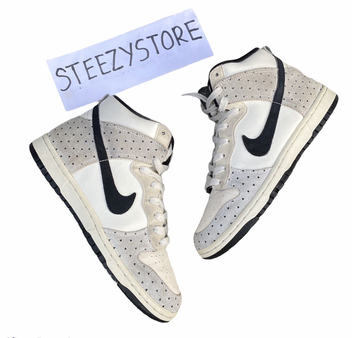 Nike × Vintage Nike Dunk High Skinny Print 2012 Size US 5 / EU 37 - 11 Thumbnail