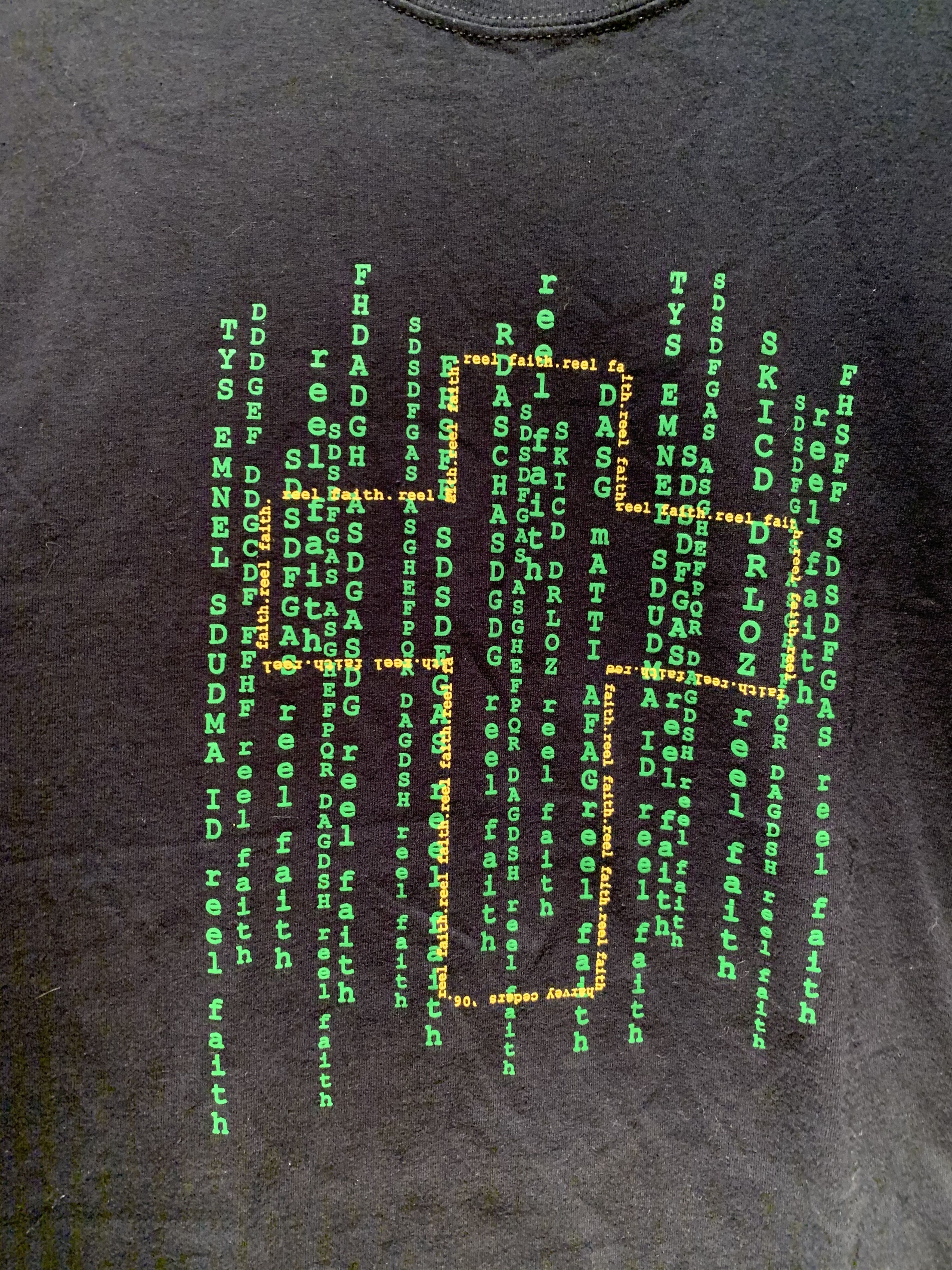 Vintage *RARE* Vintage Matrix Jesus Christ Christian Graphic T-Shirt Size US L / EU 52-54 / 3 - 2 Thumbnail
