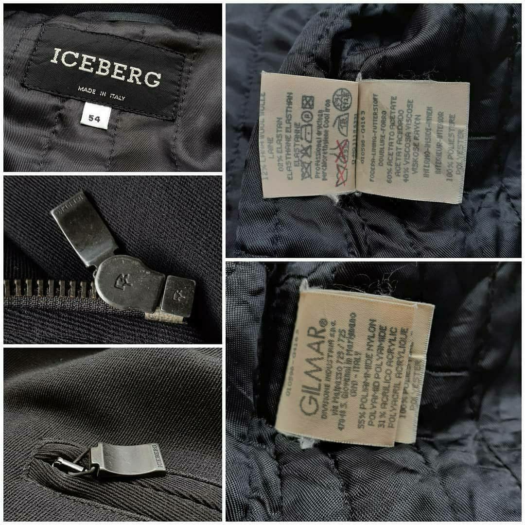 Iceberg SS98 ICEBERG black beautiful heavy coat Size US L / EU 52-54 / 3 - 5 Thumbnail