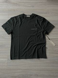 Fear Of God Essentials Black T Shirt | Grailed