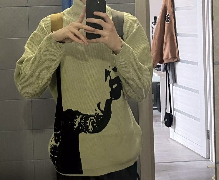 Japanese Brand stylish Japanese sweater With Man With Piatol Size US M / EU 48-50 / 2 - 5 Thumbnail
