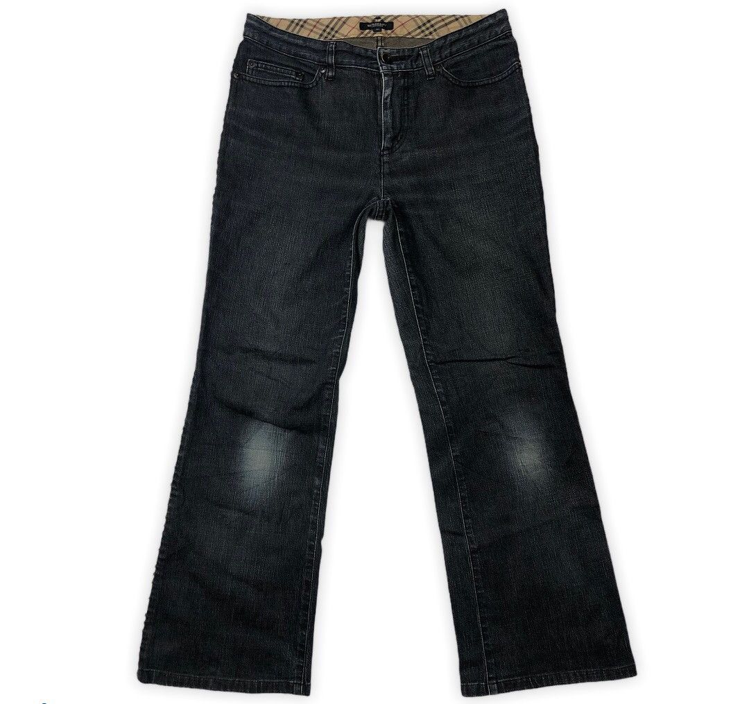 Burberry × Designer Rare Boot Cut Burberry Denim Size US 30 / EU 46 - 1 Thumbnail