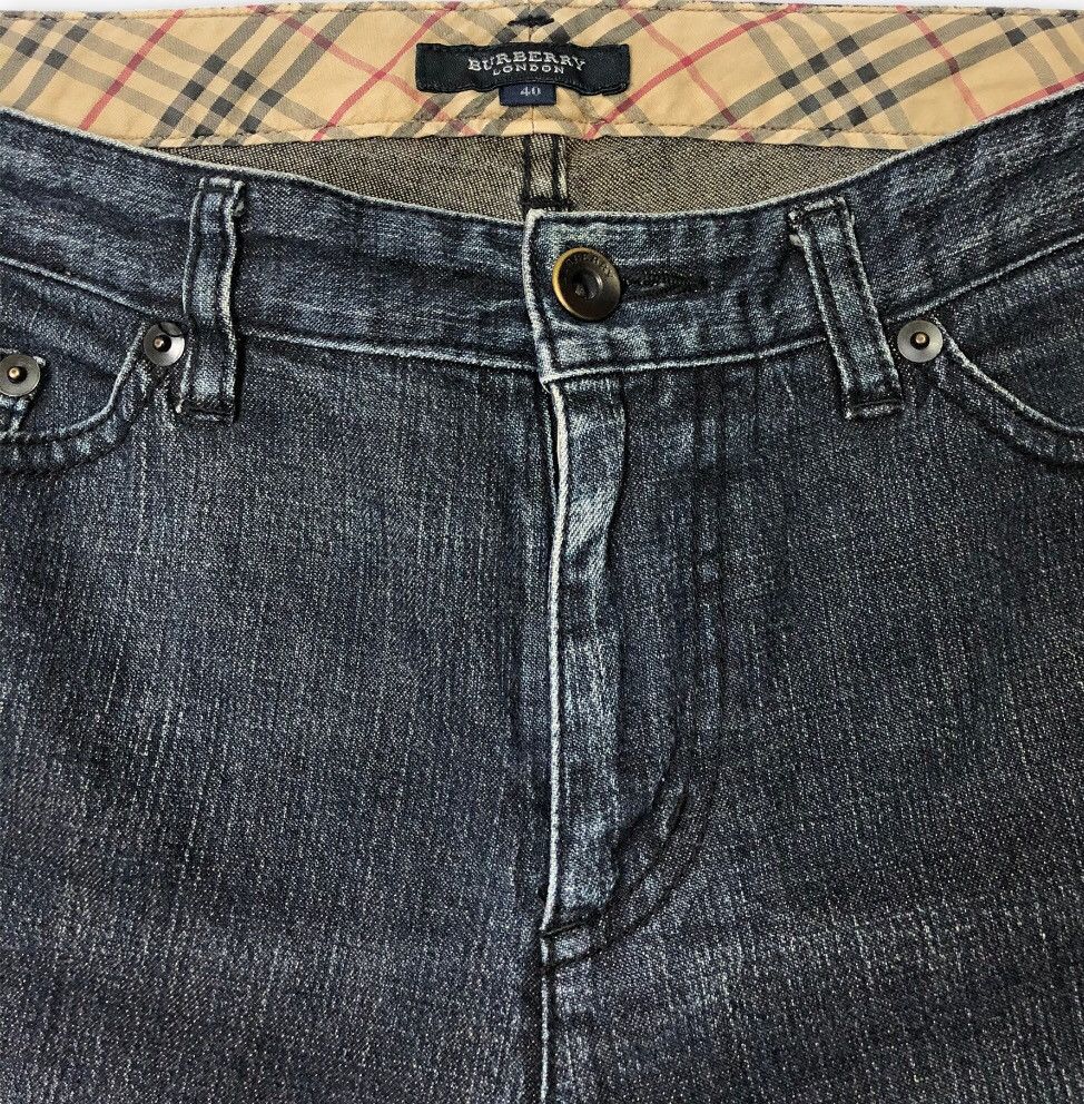 Burberry × Designer Rare Boot Cut Burberry Denim Size US 30 / EU 46 - 6 Thumbnail