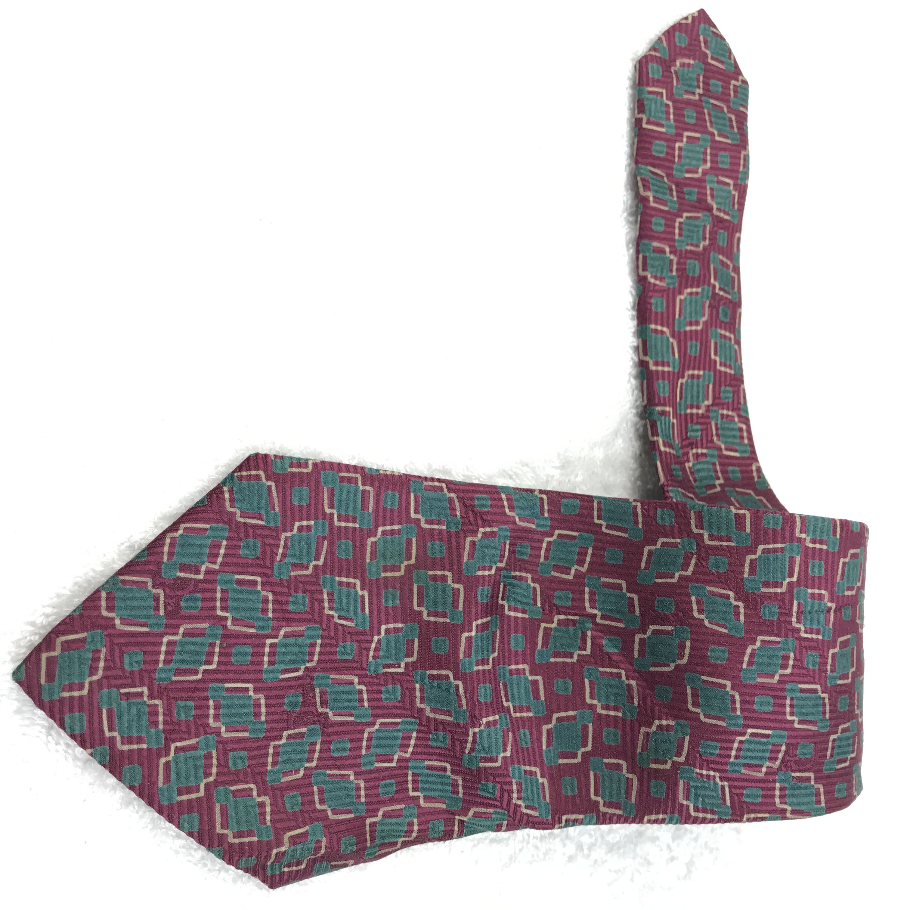 Designer × Vintage CD110 Vintage Christian Dior Pure Silk Necktie Full Monogram Size ONE SIZE - 1 Thumbnail