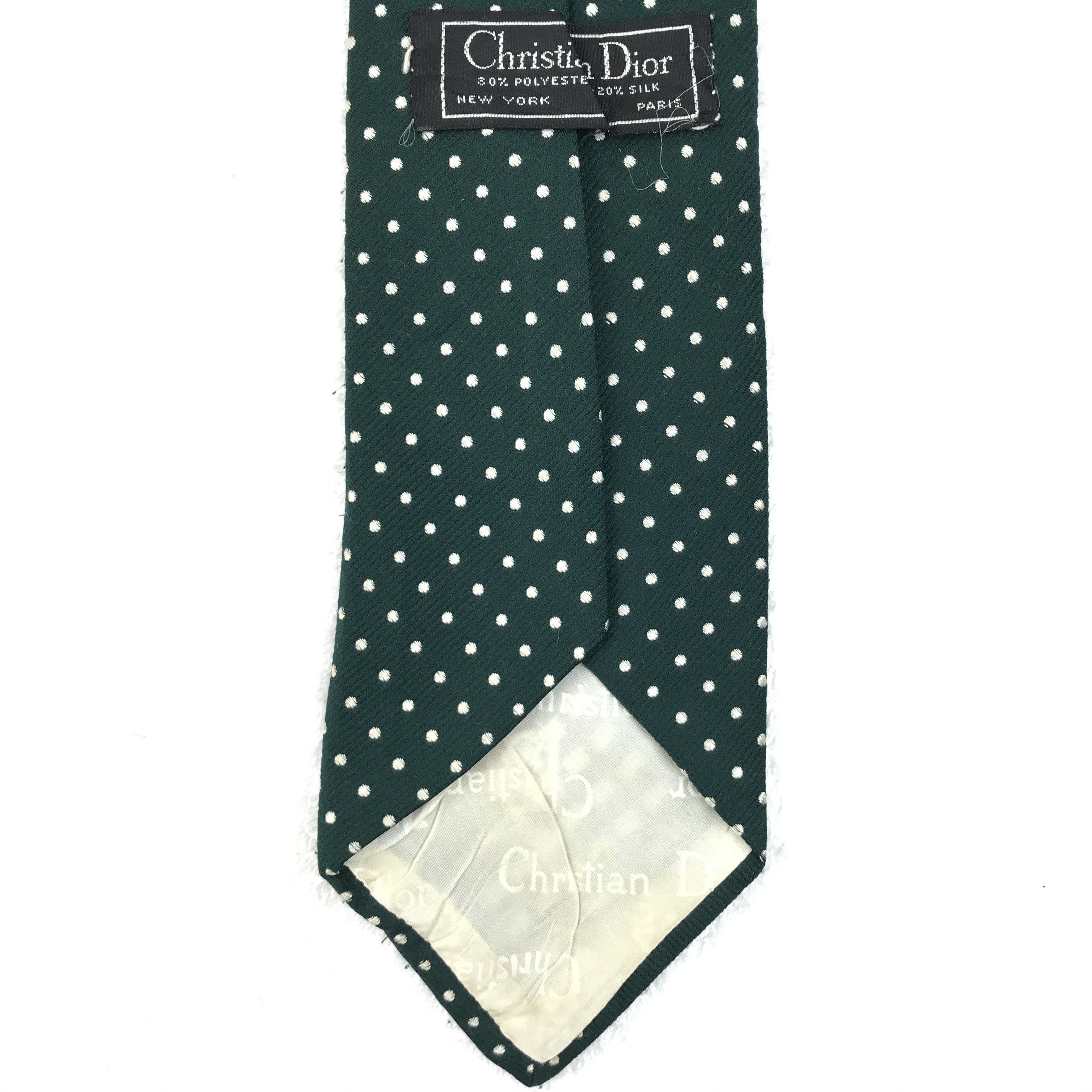 Christian Dior Monsieur × Designer × Vintage CD112 Vintage Christian Dior Pure Silk Necktie Full Monogram Size ONE SIZE - 4 Thumbnail