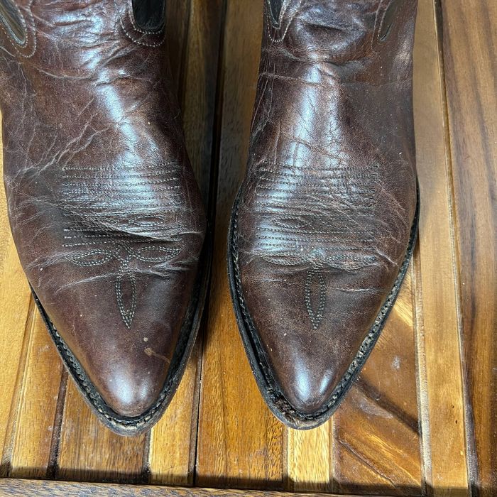 Vintage Vintage Tony Lama Cowboy Boots Two Tone Mens Size 10 B 6704 ...