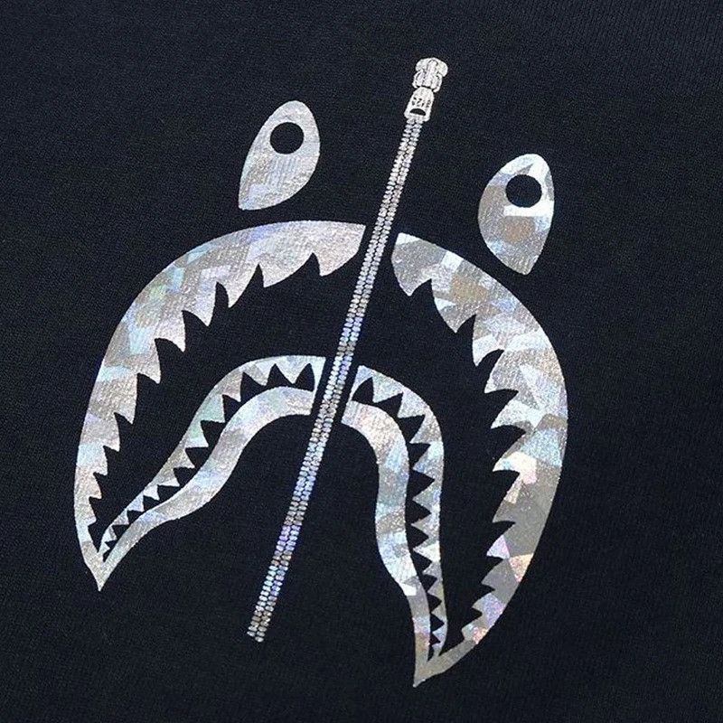 Bape SALE🔥 BAPE Aurora Shark Relaxed Tee Black Size US M / EU 48-50 / 2 - 3 Thumbnail