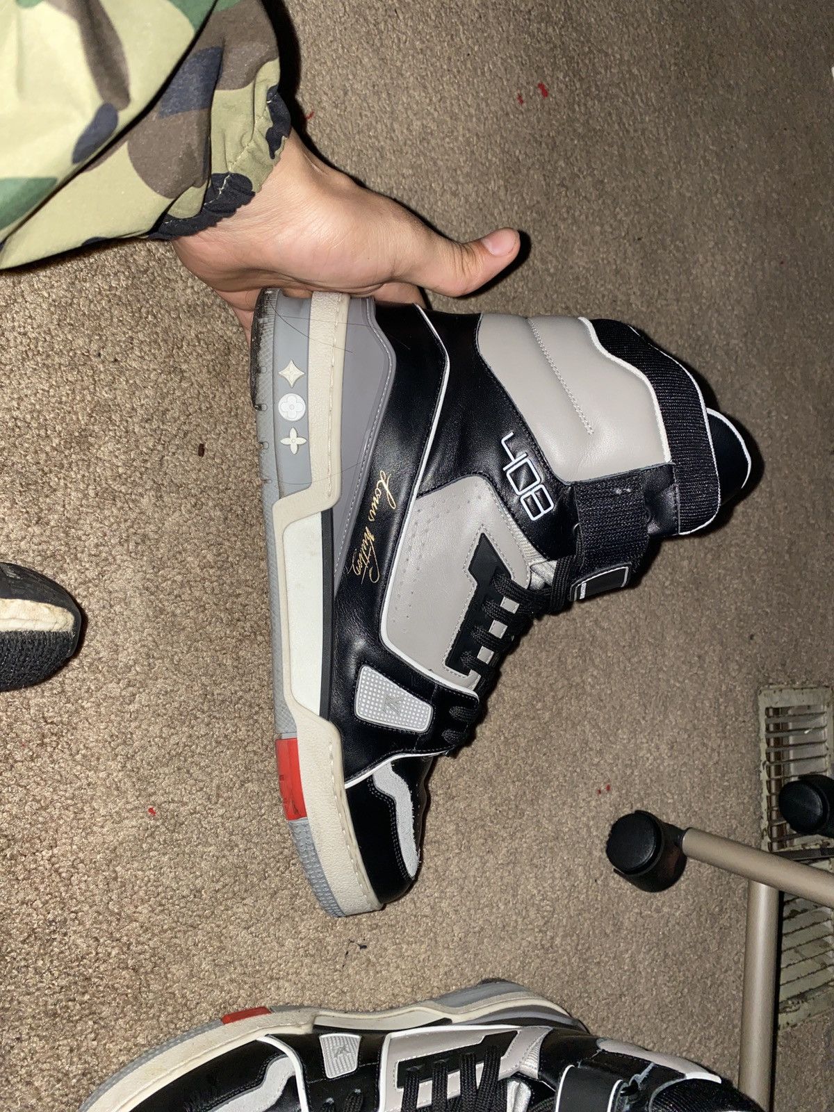 Louis Vuitton × Virgil Abloh LV sneaker boot Size US 7.5 / EU 40-41 - 6 Thumbnail
