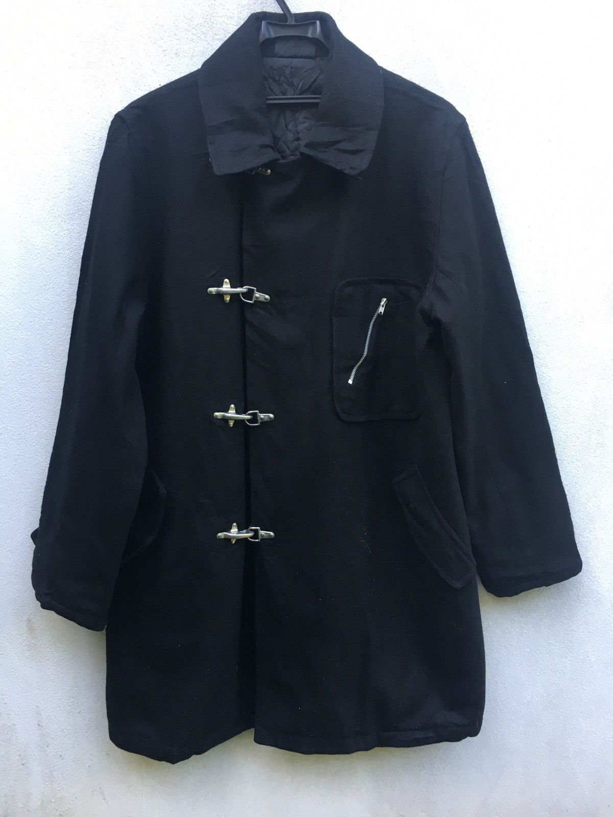 Japanese Brand × Seditionaries Badger Long Coat Punk Style Unique Buttoned Size US L / EU 52-54 / 3 - 1 Thumbnail