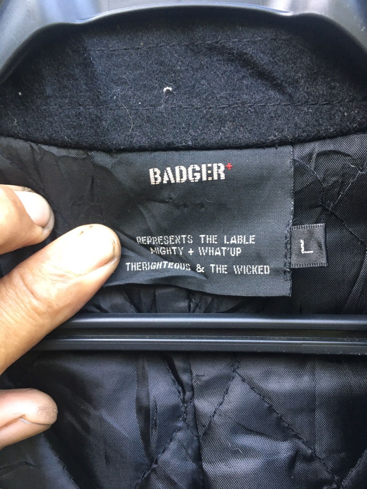 Japanese Brand × Seditionaries Badger Long Coat Punk Style Unique Buttoned Size US L / EU 52-54 / 3 - 7 Thumbnail