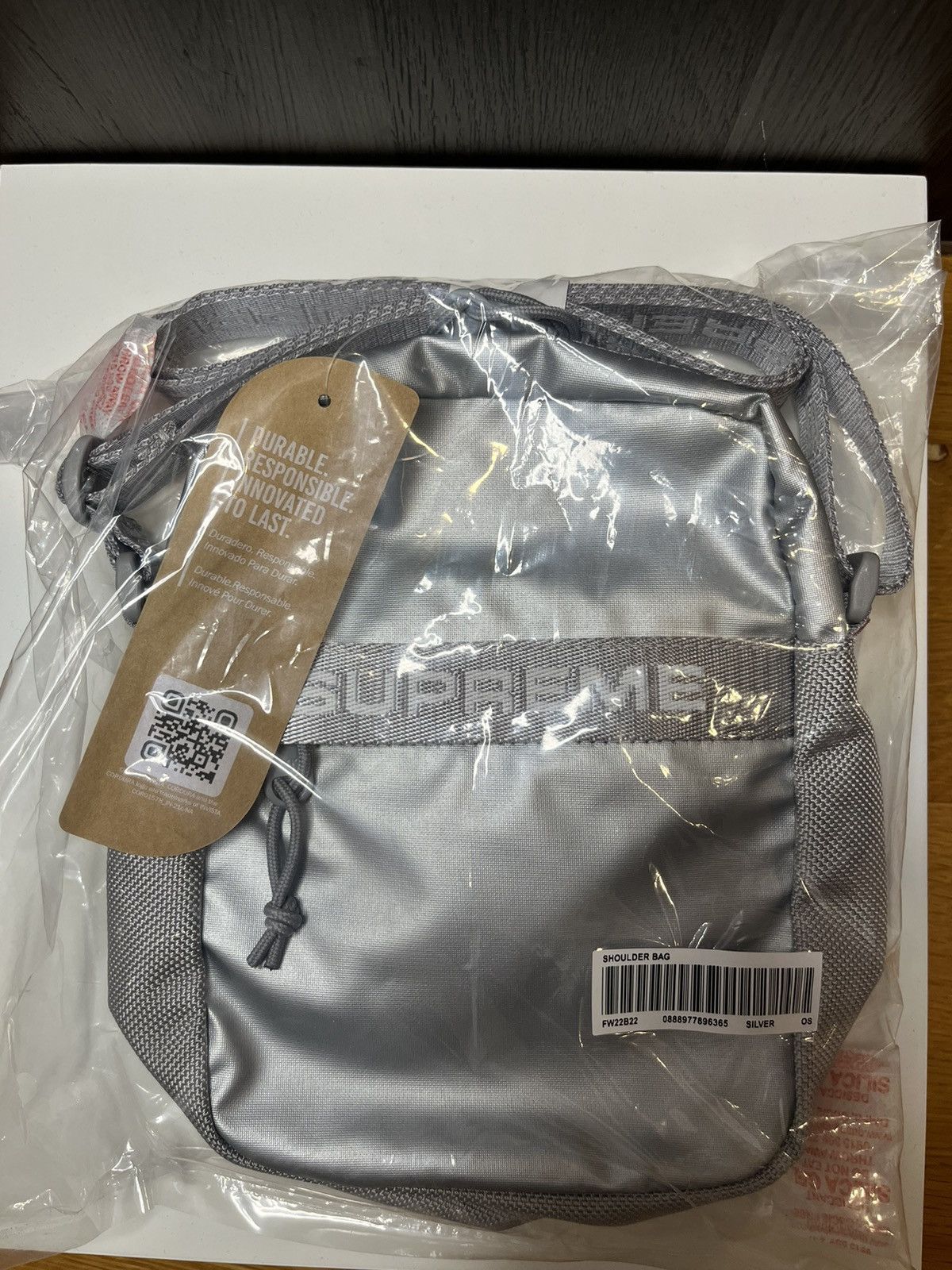 Supreme Supreme Shoulder Bag Silver FW22 Size ONE SIZE - 5 Thumbnail
