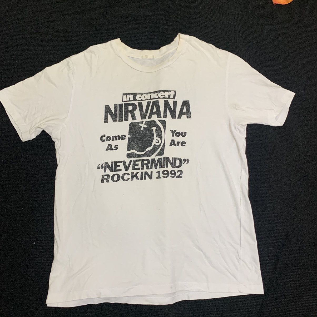 Nirvana Vintage Nirvana Concert Tshirt Bootleg 1992 Size US M / EU 48-50 / 2 - 1 Thumbnail