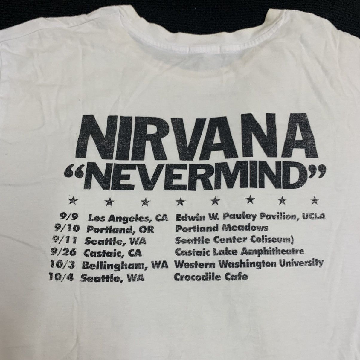 Nirvana Vintage Nirvana Concert Tshirt Bootleg 1992 Size US M / EU 48-50 / 2 - 6 Thumbnail