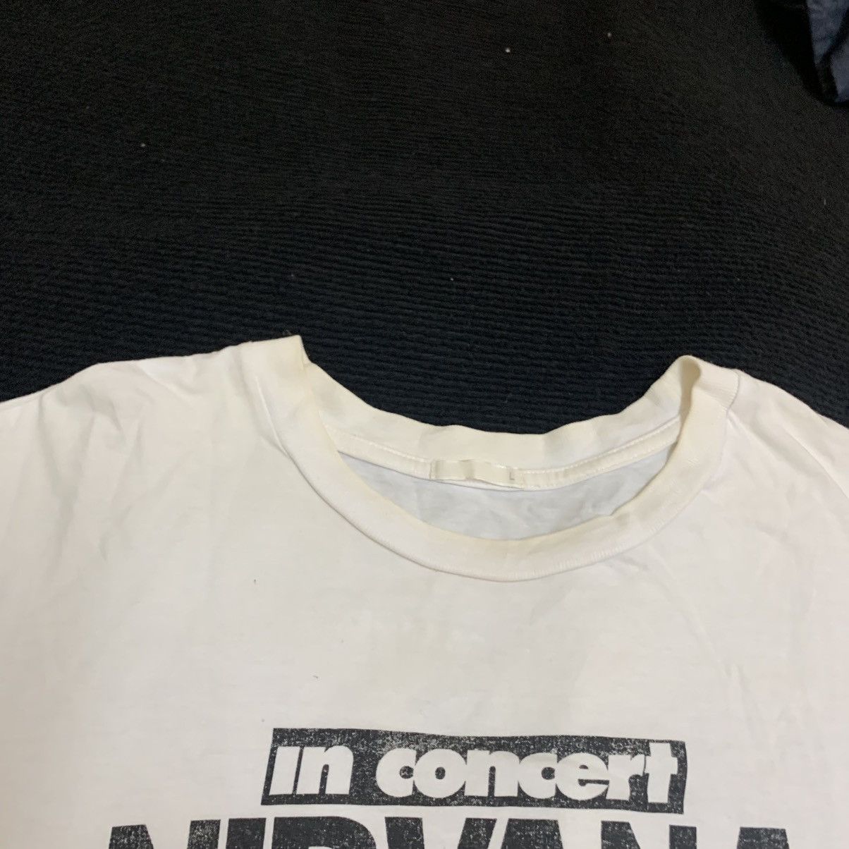 Nirvana Vintage Nirvana Concert Tshirt Bootleg 1992 Size US M / EU 48-50 / 2 - 4 Thumbnail