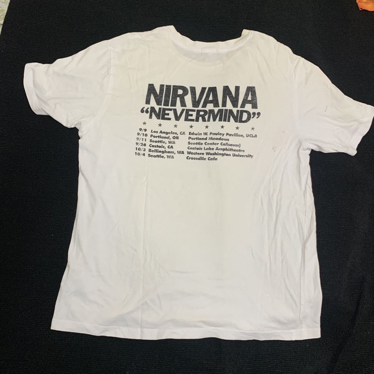 Nirvana Vintage Nirvana Concert Tshirt Bootleg 1992 Size US M / EU 48-50 / 2 - 5 Thumbnail
