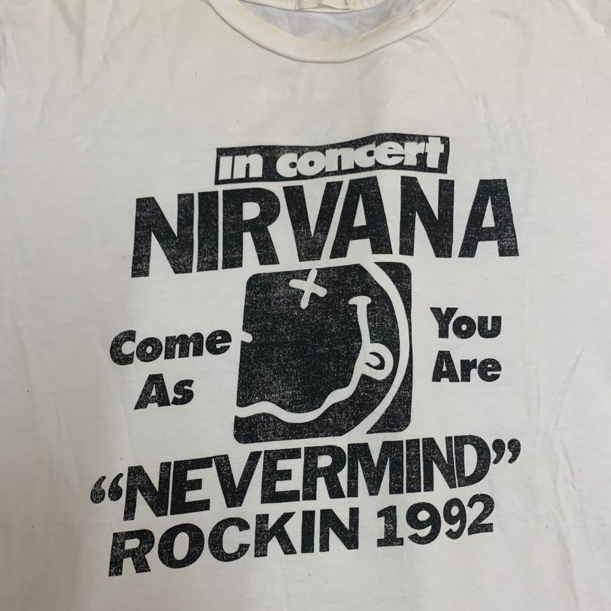 Nirvana Vintage Nirvana Concert Tshirt Bootleg 1992 Size US M / EU 48-50 / 2 - 2 Thumbnail