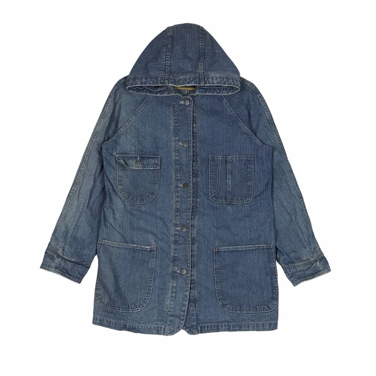 SOLBERRY Hoodie Denim Parka Jacket