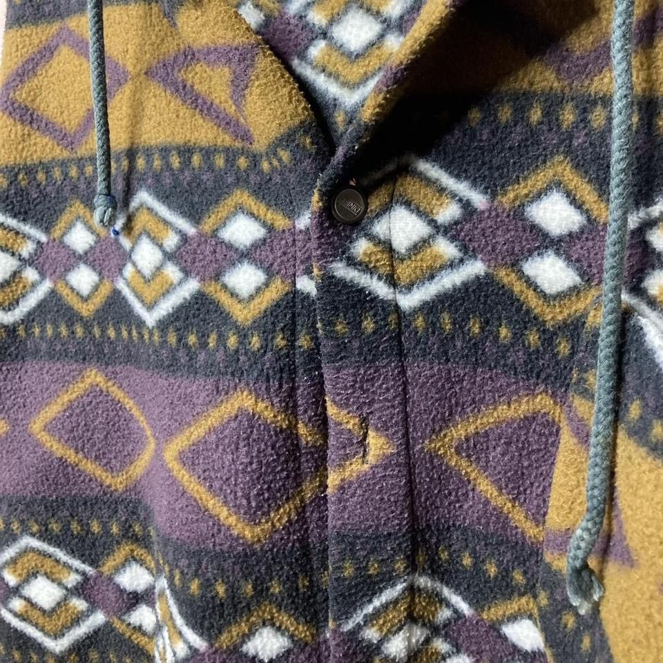 Vintage Vintage Diner brand Aztec style fleece hoodie Size US M / EU 48-50 / 2 - 4 Thumbnail