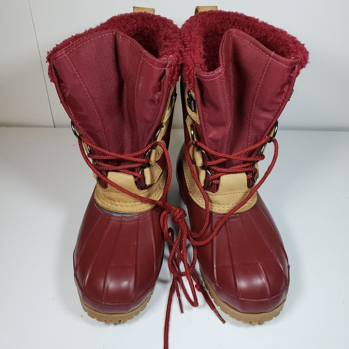 Eddie Bauer Women's Eddie Bauer Round Toe Mid Calf Duck Boots 9M