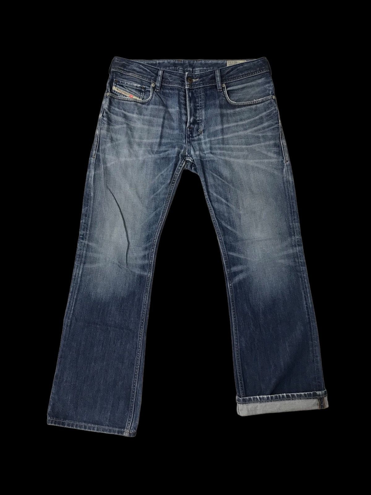 Diesel Diesel Zatiny Regular Bootcut Denim Jeans Size US 33 - 1 Thumbnail