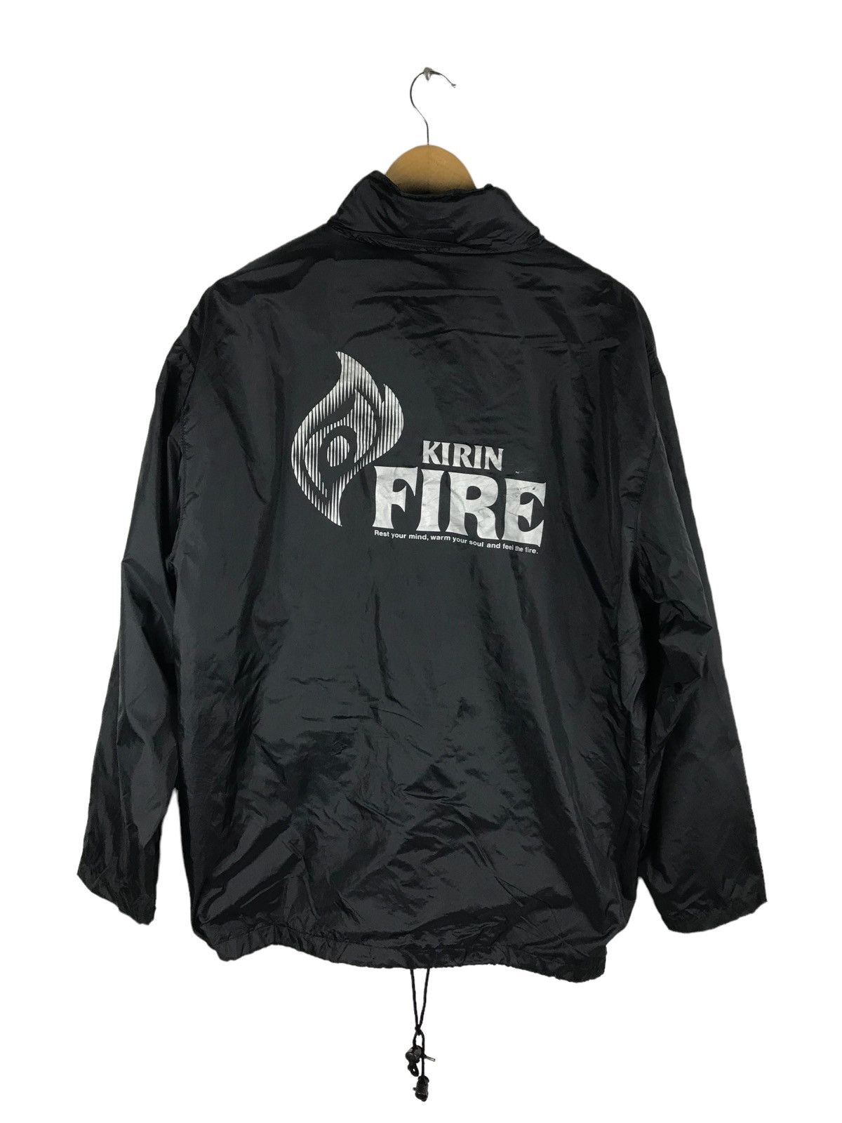Japanese Brand × Vintage 🔥SALE🔥KIRIN FIRE VINTAGE STYLE NYLON JACKET Size US L / EU 52-54 / 3 - 1 Thumbnail