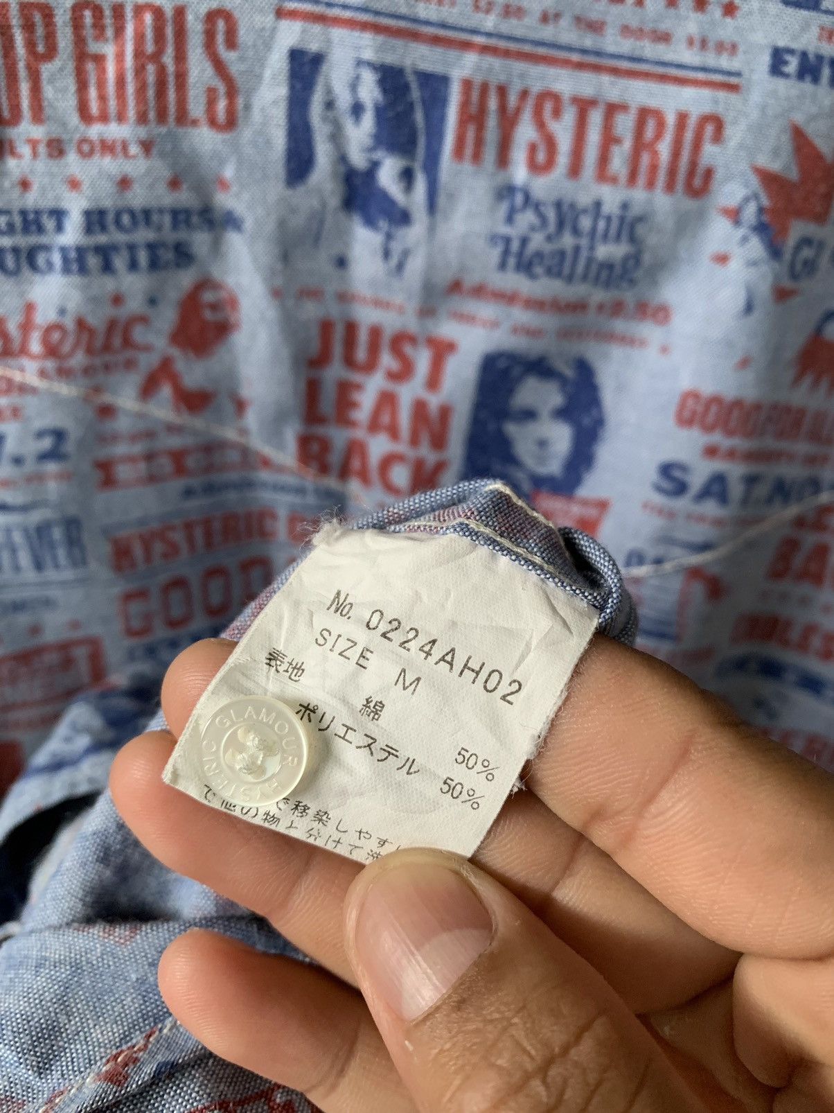Designer × Hysteric Glamour × Japanese Brand HYSTERIC GLAMOUR FULL PRINT JAPANESE BRAND SHIRT BUTTONS UP Size US M / EU 48-50 / 2 - 8 Thumbnail