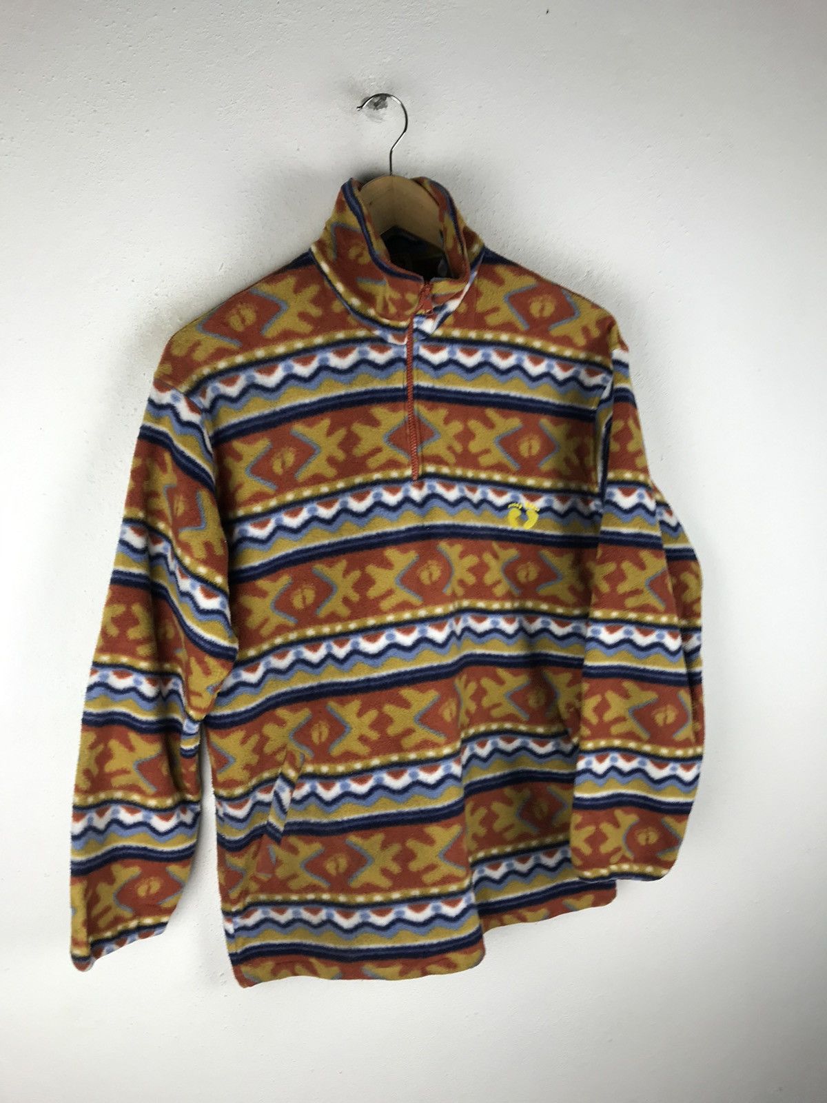 Hang Ten × Vintage 🔥SALE🔥HANG TEN PULLOVER JACKET FLEECE Size US M / EU 48-50 / 2 - 7 Thumbnail