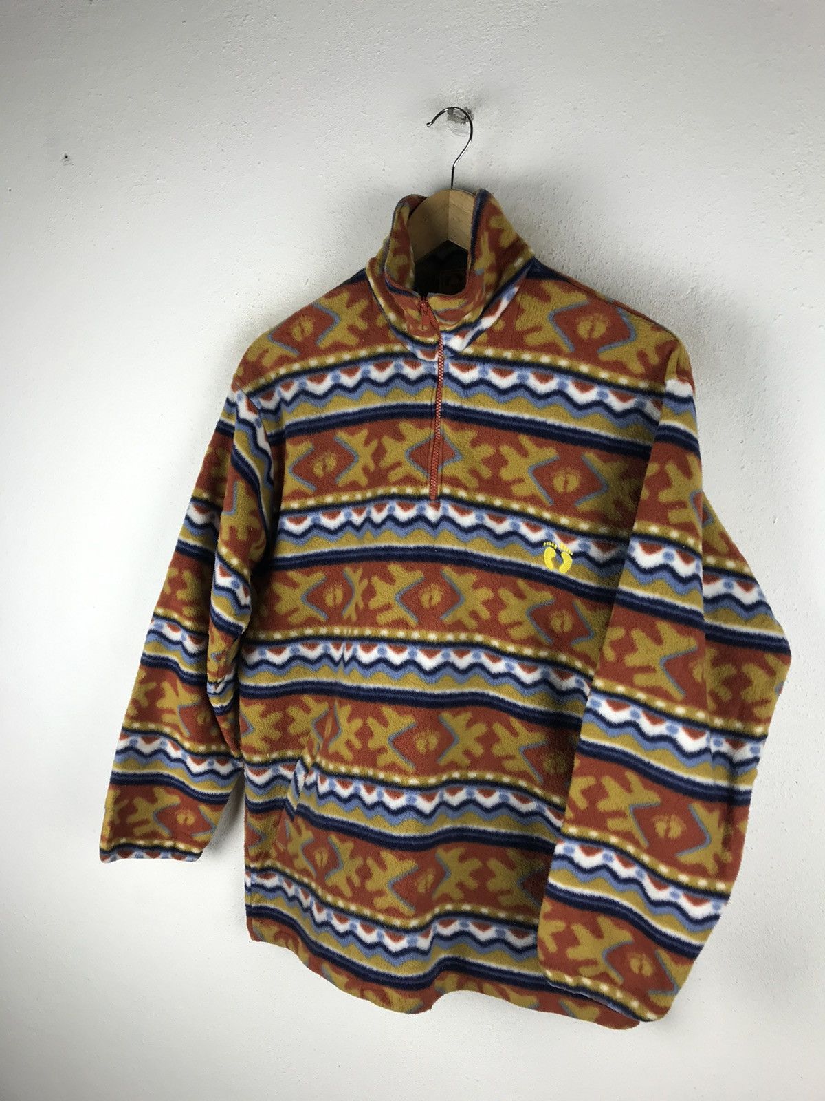 Hang Ten × Vintage 🔥SALE🔥HANG TEN PULLOVER JACKET FLEECE Size US M / EU 48-50 / 2 - 6 Thumbnail