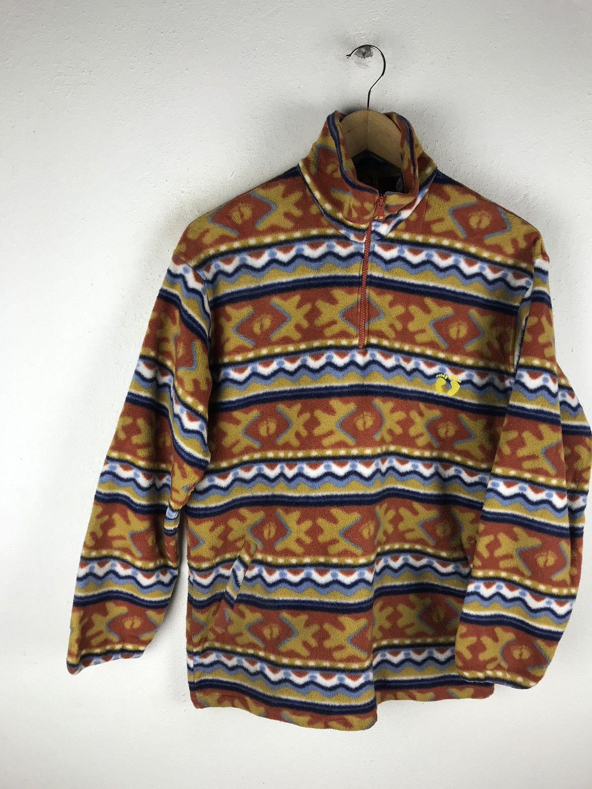Hang Ten × Vintage 🔥SALE🔥HANG TEN PULLOVER JACKET FLEECE Size US M / EU 48-50 / 2 - 8 Thumbnail