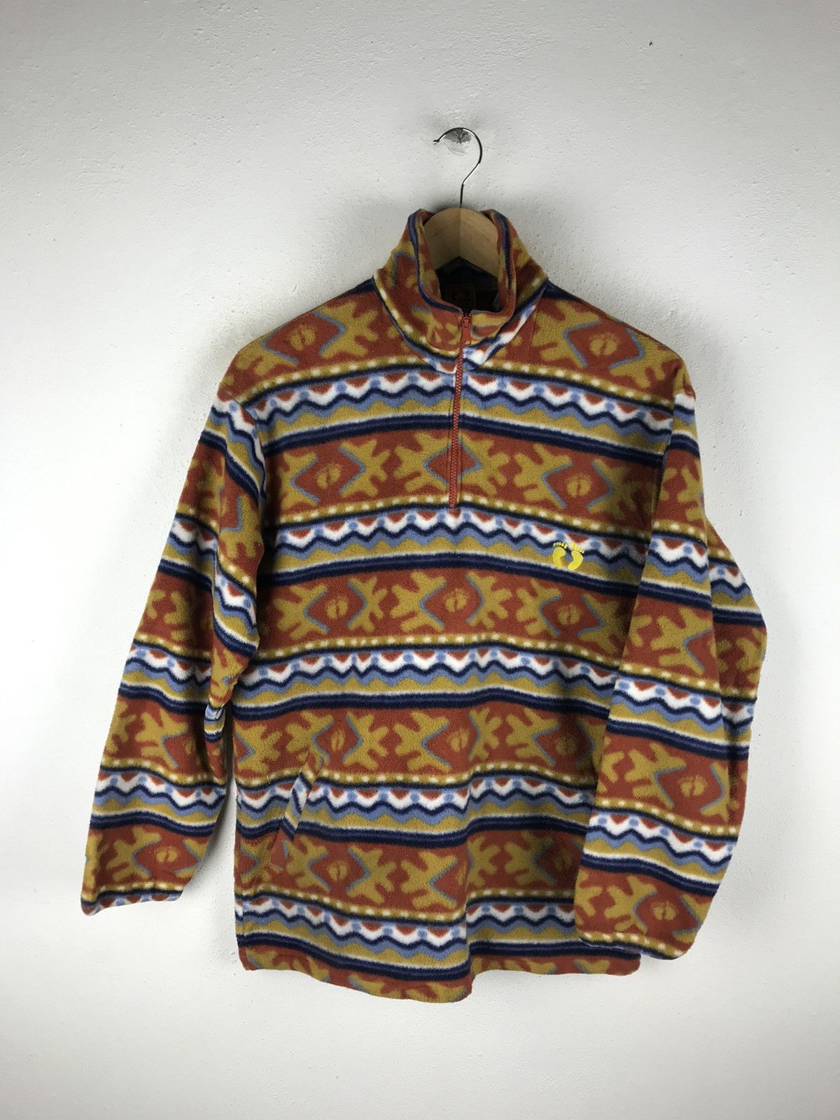 Hang Ten × Vintage 🔥SALE🔥HANG TEN PULLOVER JACKET FLEECE Size US M / EU 48-50 / 2 - 4 Thumbnail