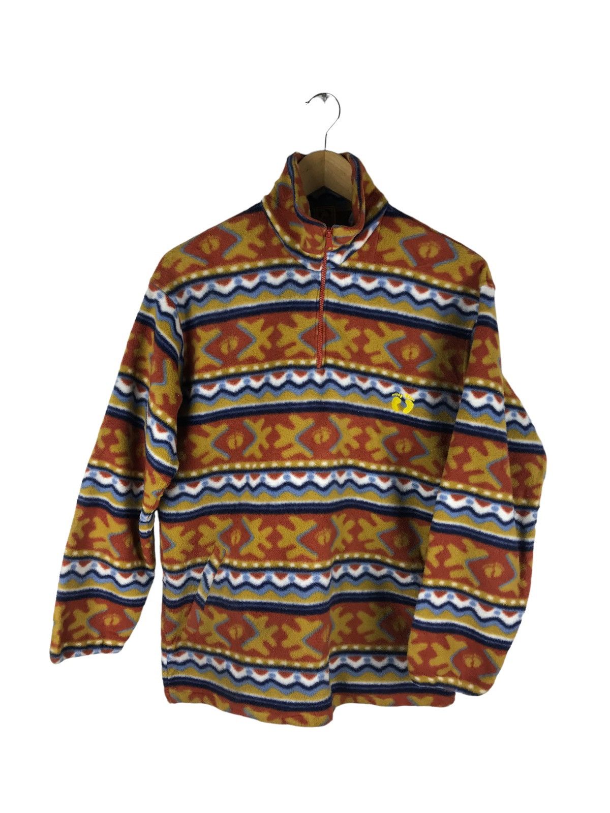 Hang Ten × Vintage 🔥SALE🔥HANG TEN PULLOVER JACKET FLEECE Size US M / EU 48-50 / 2 - 1 Thumbnail