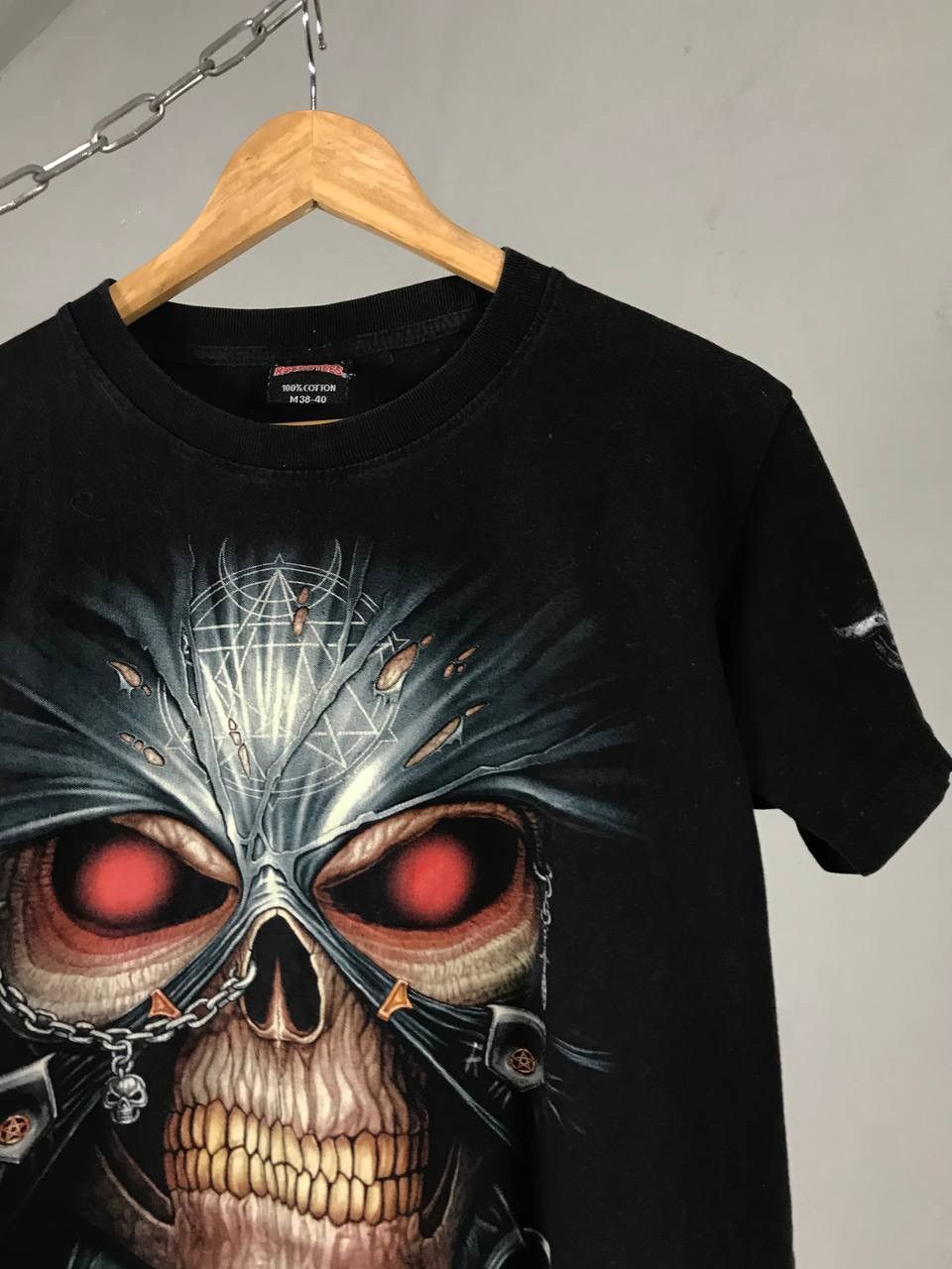 Vintage Skull skeleton vintage overprinted tee Size US S / EU 44-46 / 1 - 2 Thumbnail