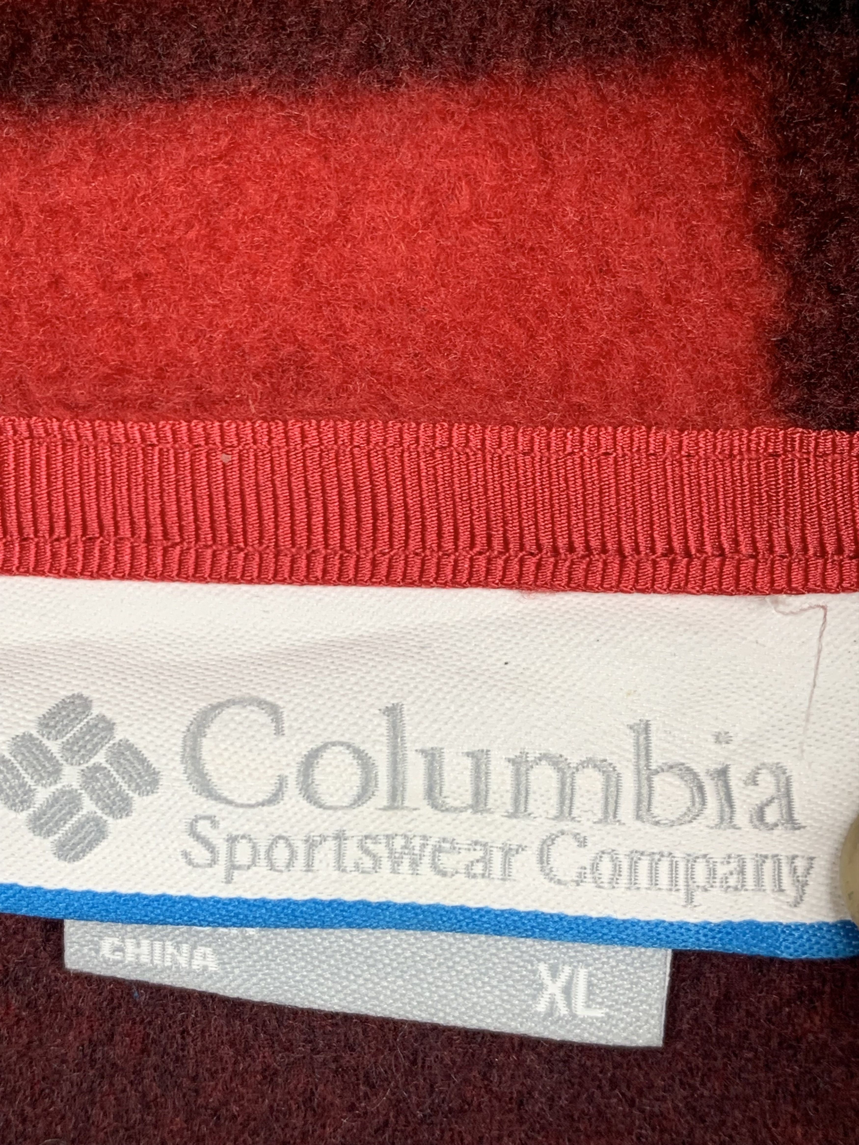Columbia Vintage Columbia Shadow Plaid Red Vest Jacket J1176 Size US XL / EU 56 / 4 - 7 Thumbnail