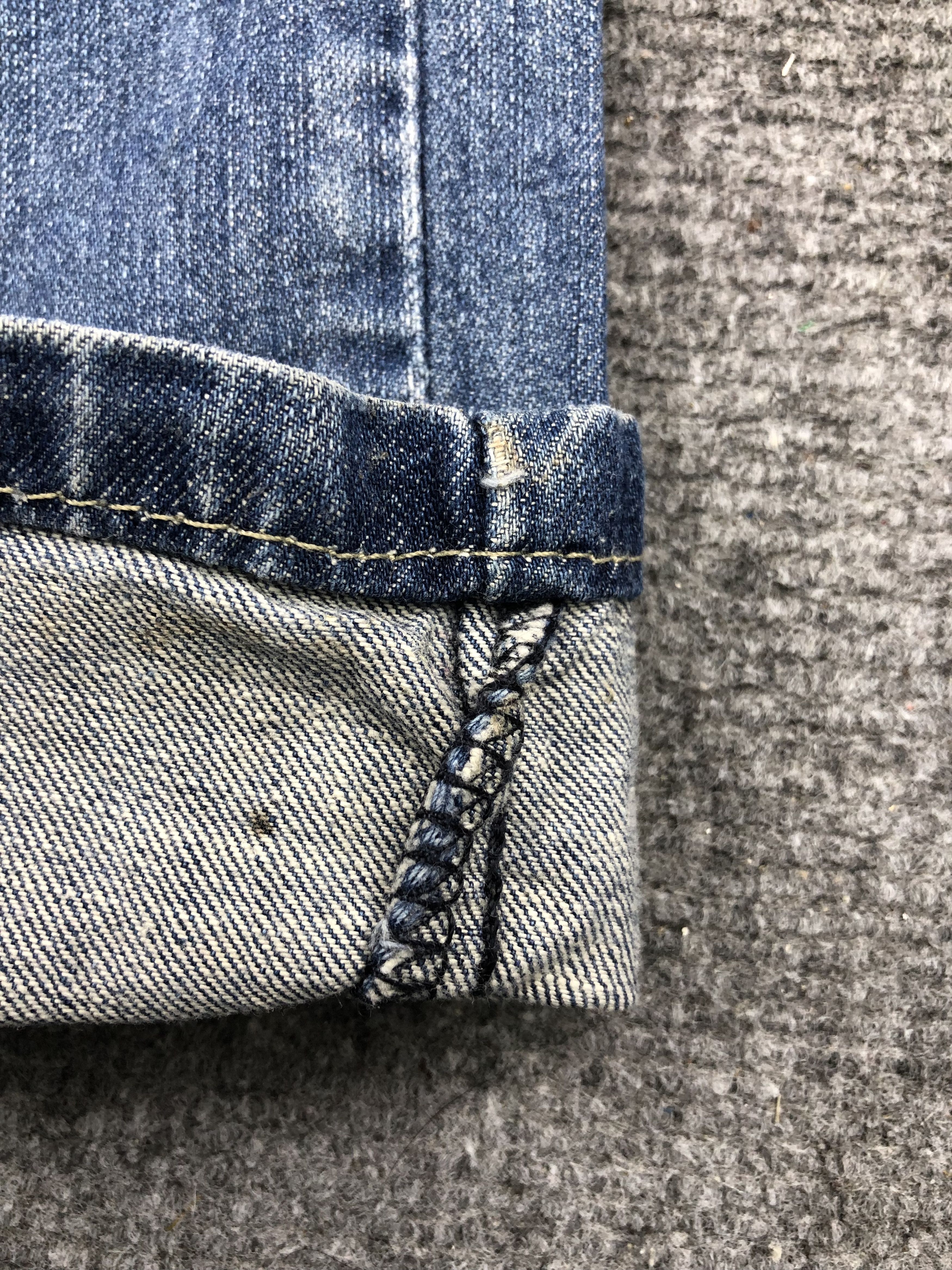 Levi's Vintage Levis 514 Faded Blue Denim DP1674 Size US 33 - 9 Thumbnail