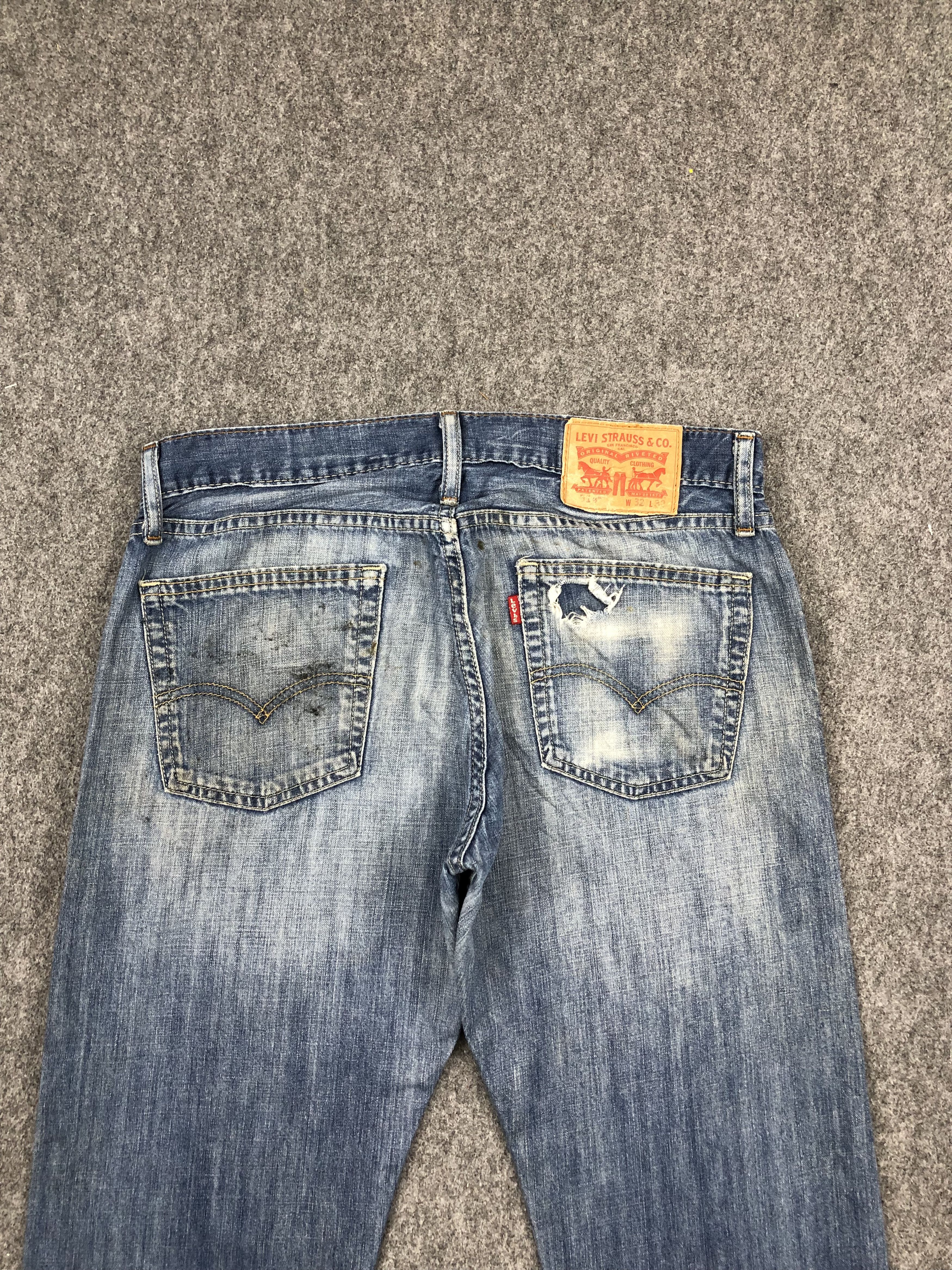 Levi's Vintage Levis 514 Faded Blue Denim DP1674 Size US 33 - 4 Thumbnail