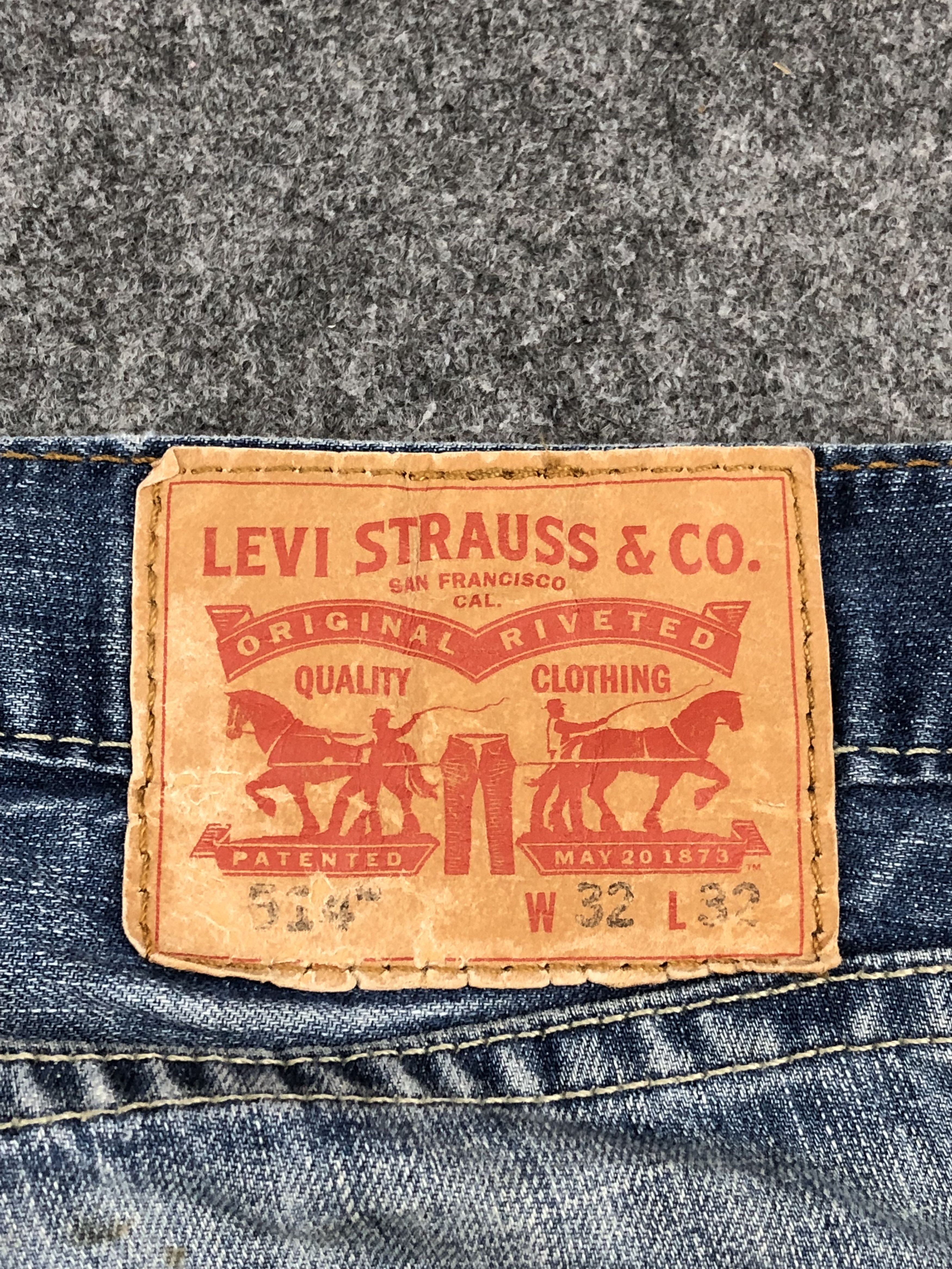 Levi's Vintage Levis 514 Faded Blue Denim DP1674 Size US 33 - 5 Thumbnail