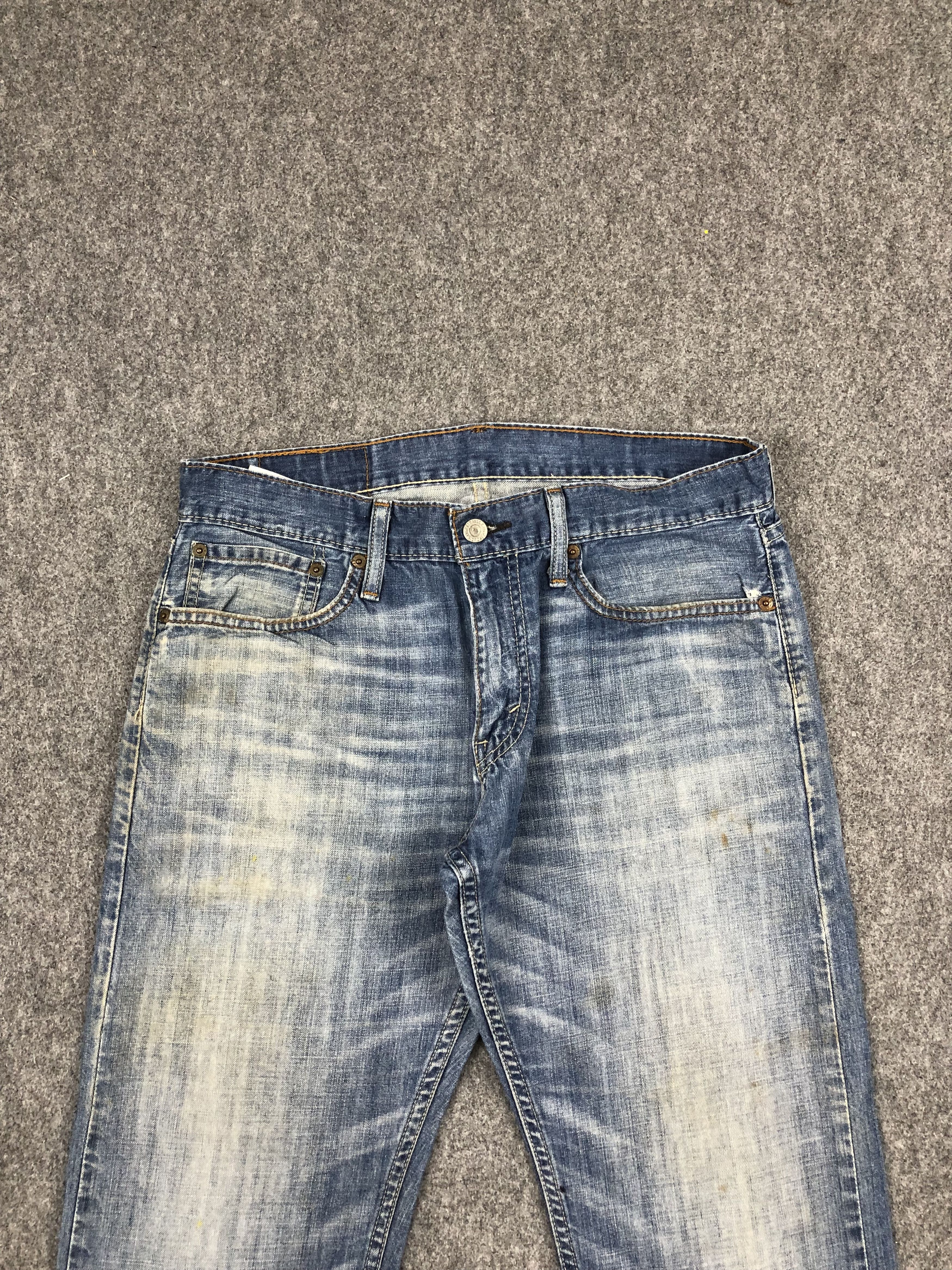 Levi's Vintage Levis 514 Faded Blue Denim DP1674 Size US 33 - 2 Thumbnail