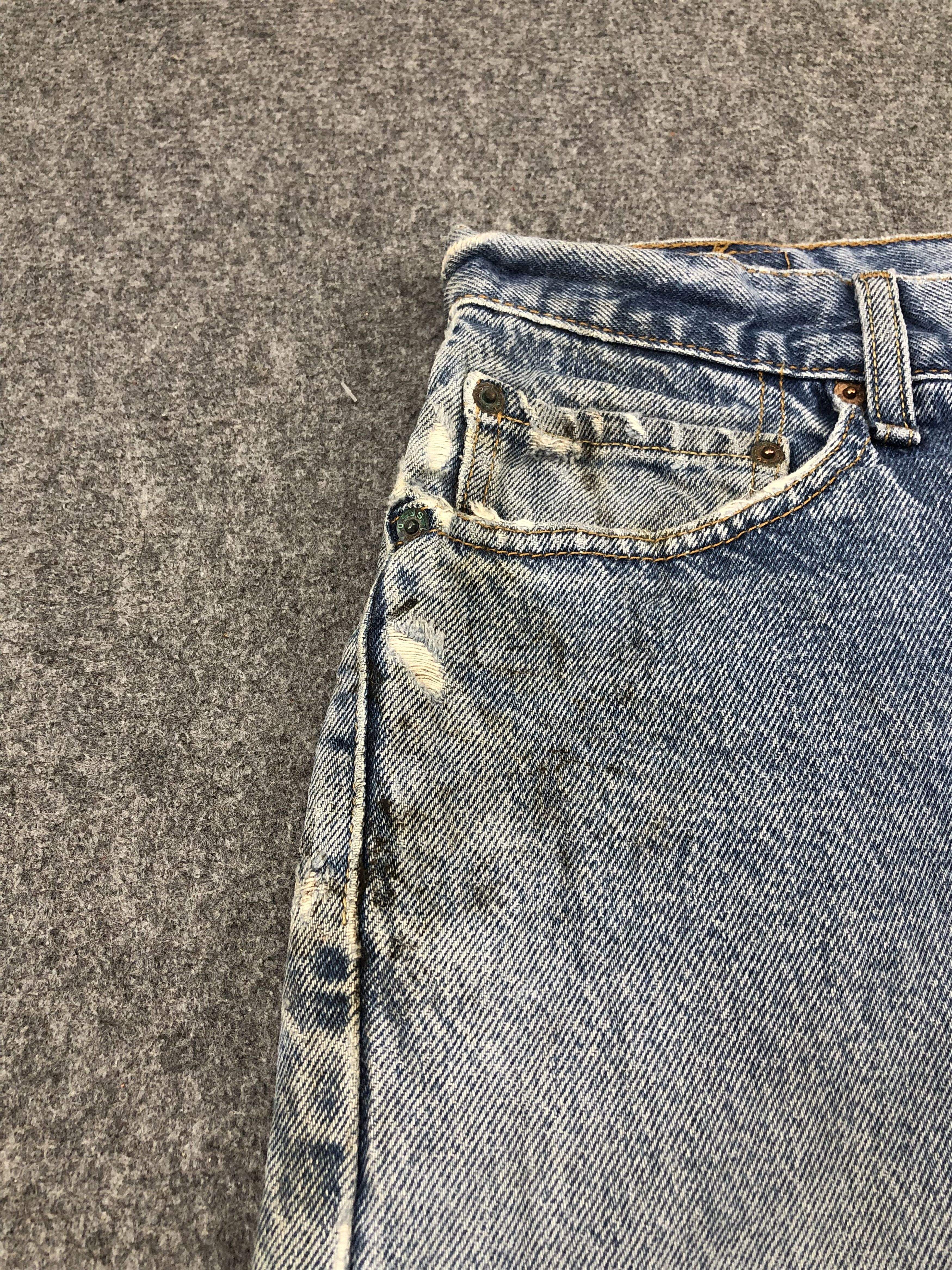 Levi's Vintage Levis 505 Light Wash Jeans DP1671 Size US 36 / EU 52 - 11 Thumbnail