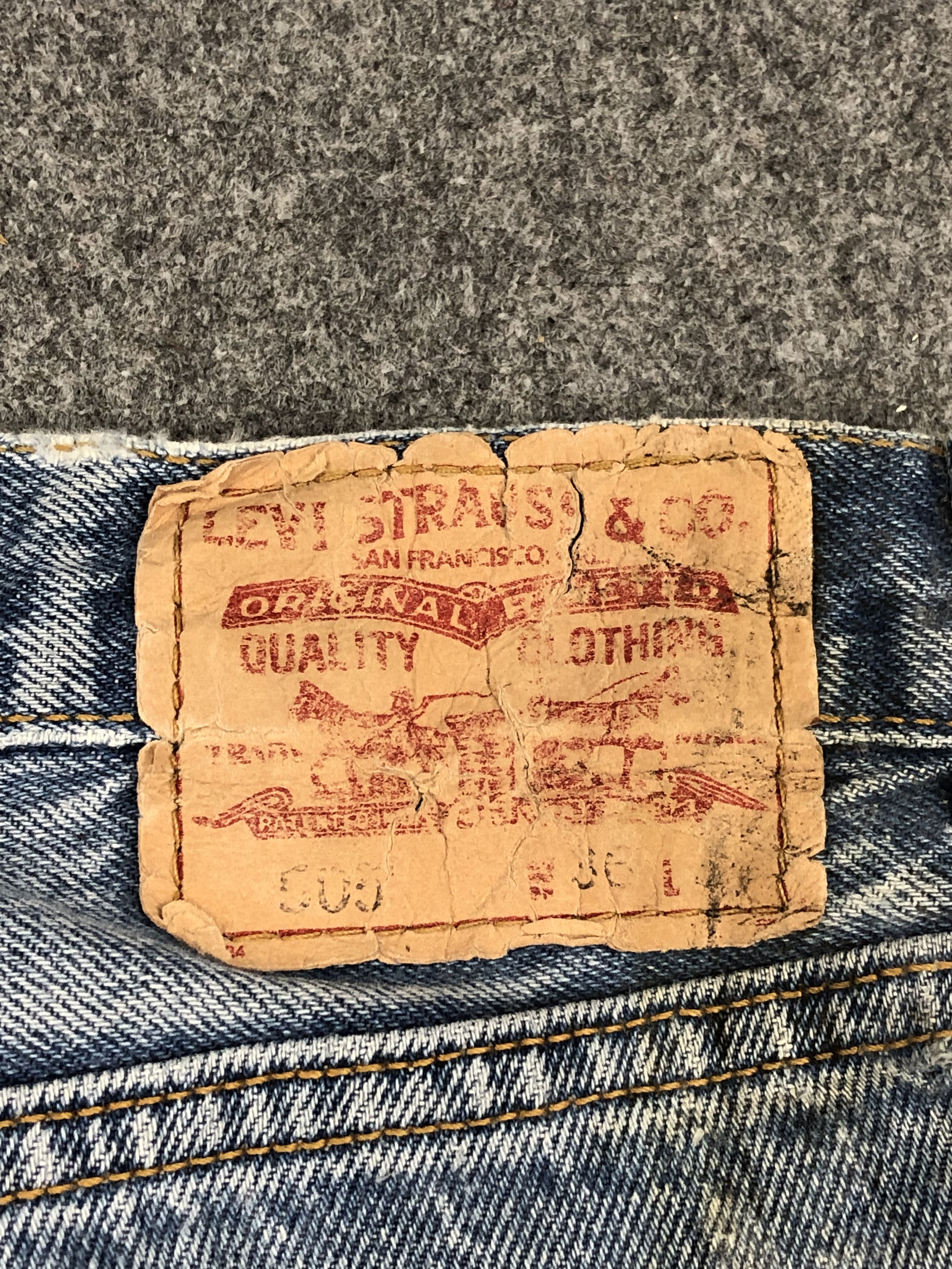 Levi's Vintage Levis 505 Light Wash Jeans DP1671 Size US 36 / EU 52 - 5 Thumbnail