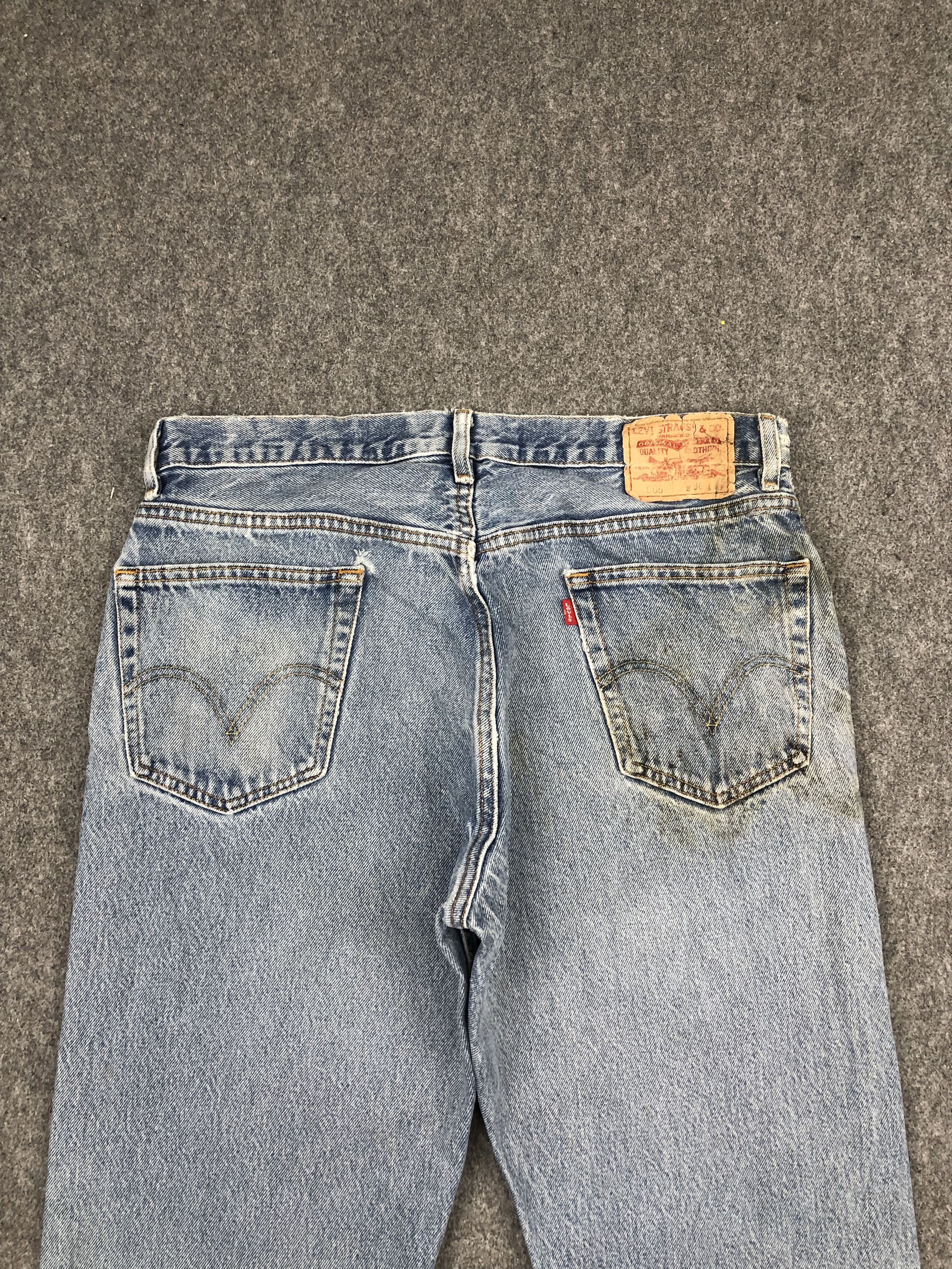 Levi's Vintage Levis 505 Light Wash Jeans DP1671 Size US 36 / EU 52 - 4 Thumbnail