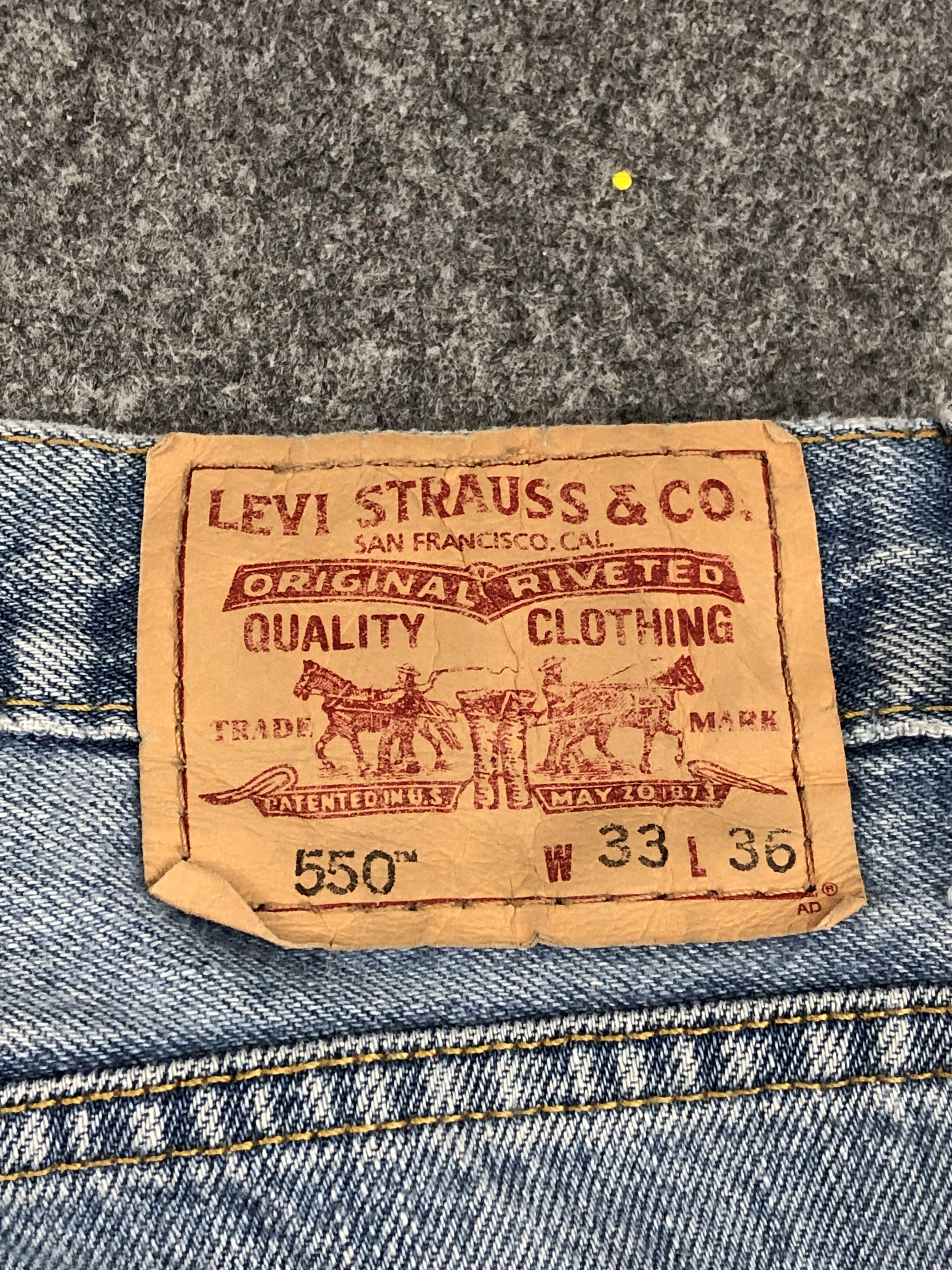 Levi's Vintage Levis 550 Light Wash Jeans DP1670 Size US 33 - 5 Thumbnail