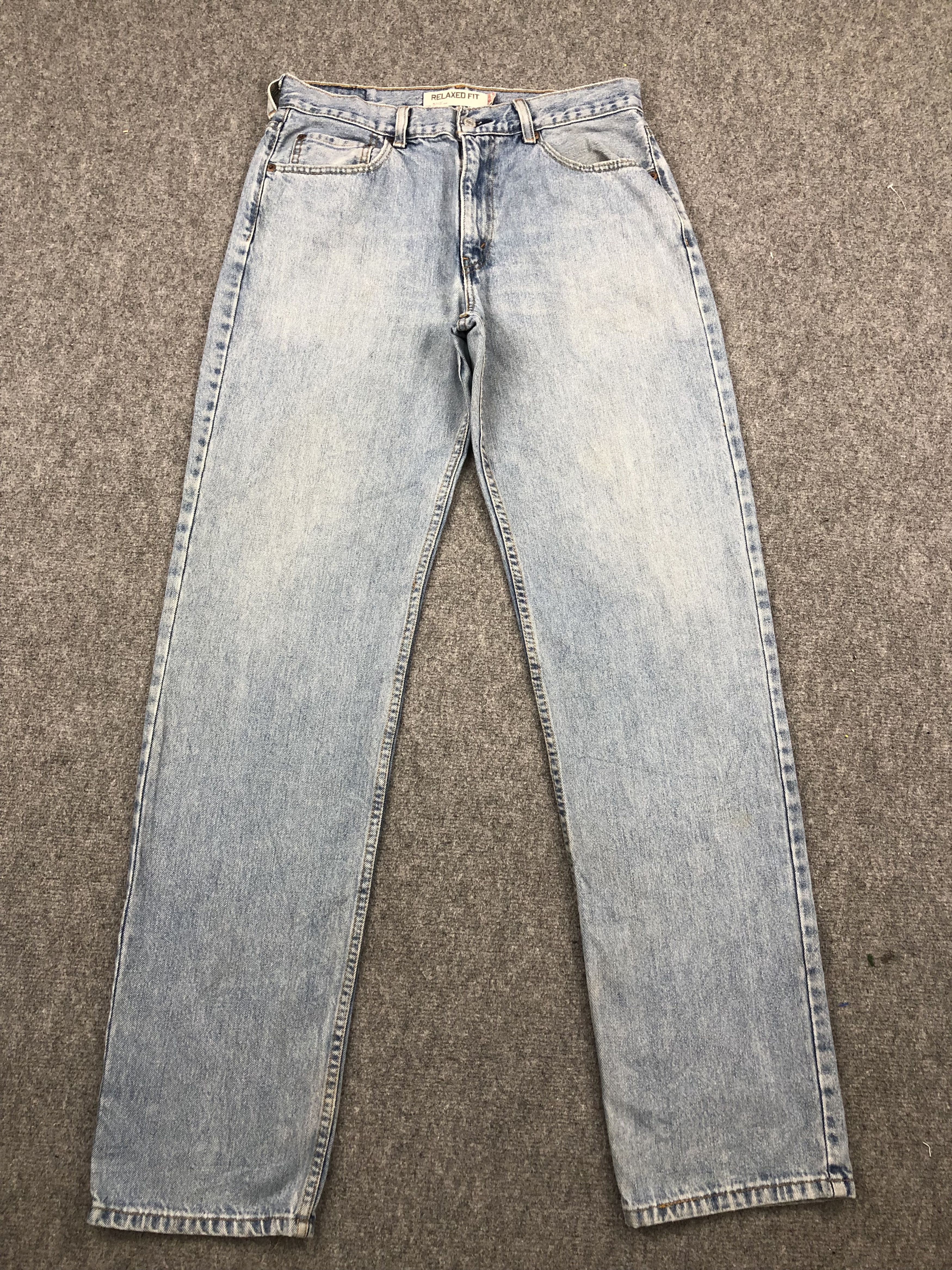 Levi's Vintage Levis 550 Light Wash Jeans DP1670 Size US 33 - 1 Thumbnail
