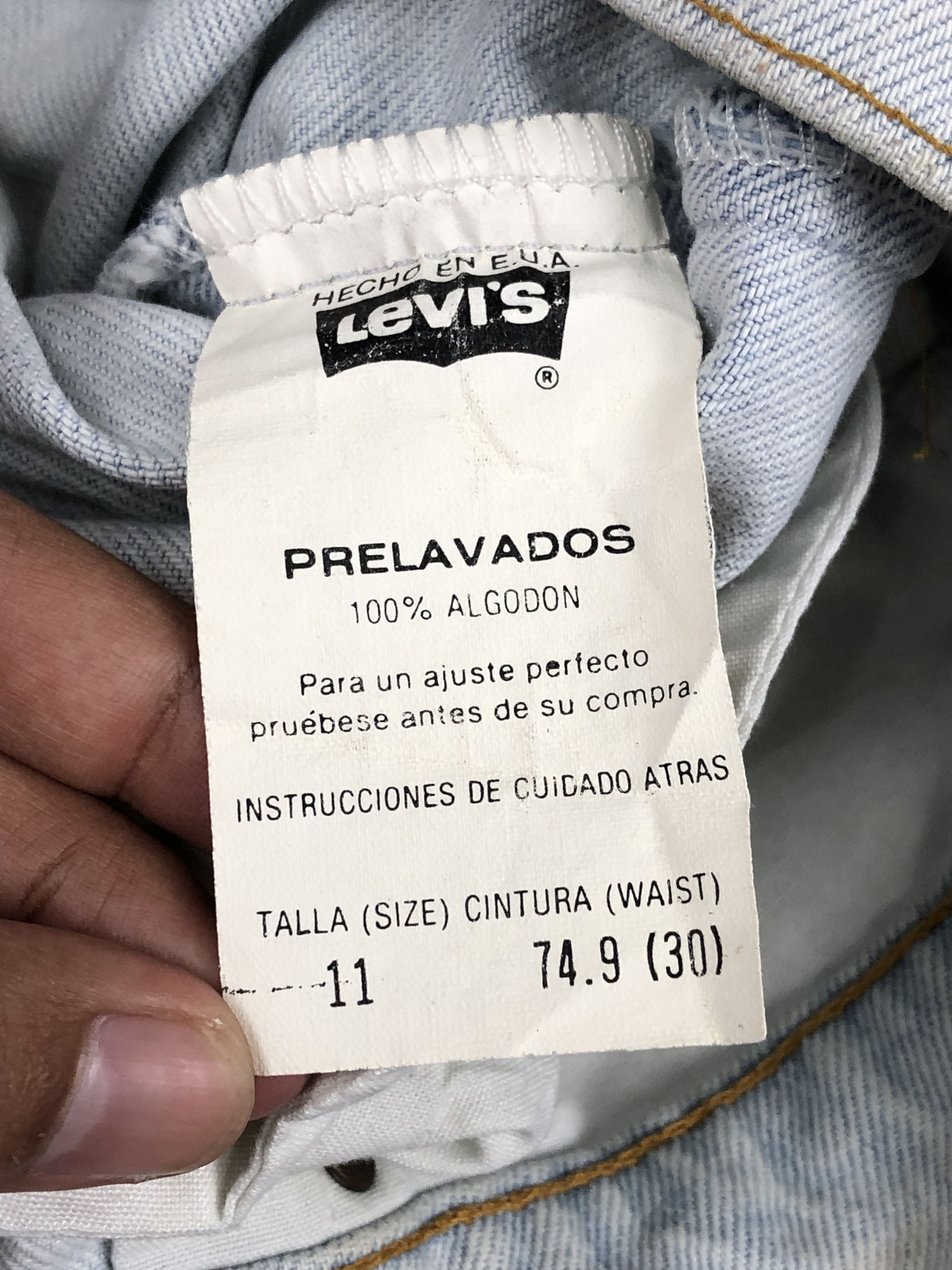 Levi's Vintage 90s Levis 560 Light Wash Jeans DP1668 Size US 32 / EU 48 - 6 Thumbnail