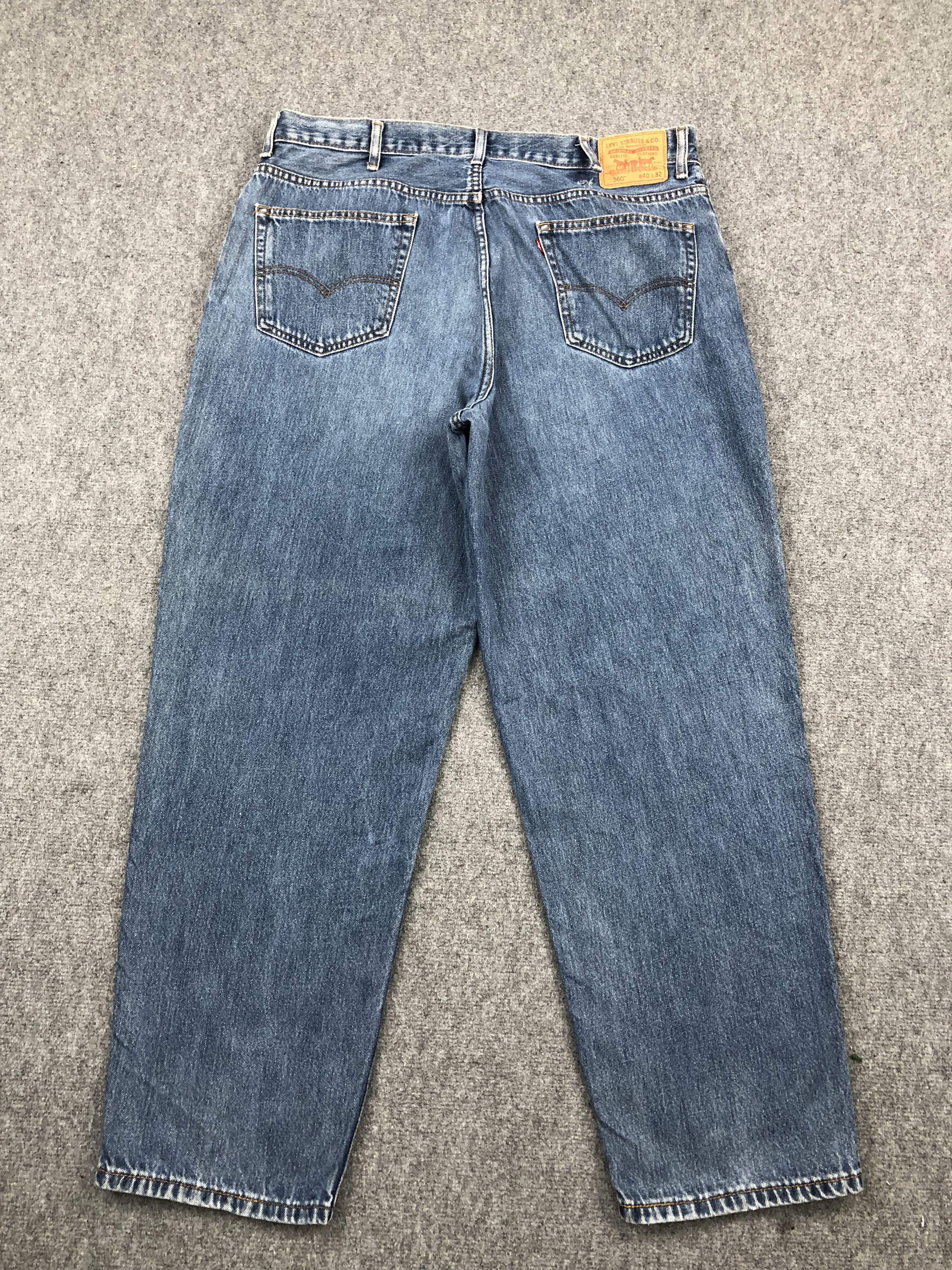 Levi's Vintage Levis 560 Light Blue Jeans DP1666 Size US 40 / EU 56 - 3 Thumbnail