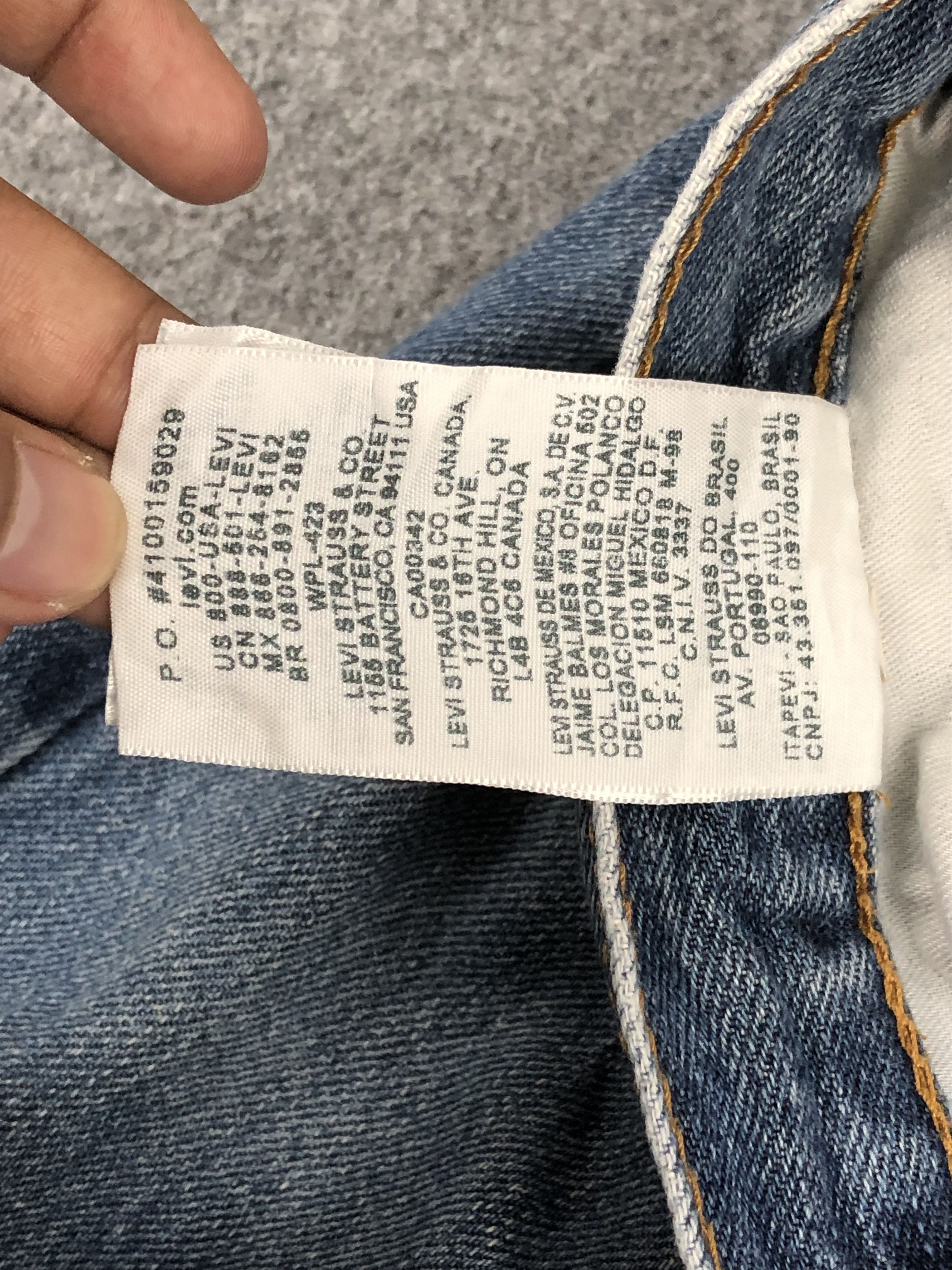 Levi's Vintage Levis 560 Light Blue Jeans DP1666 Size US 40 / EU 56 - 10 Thumbnail