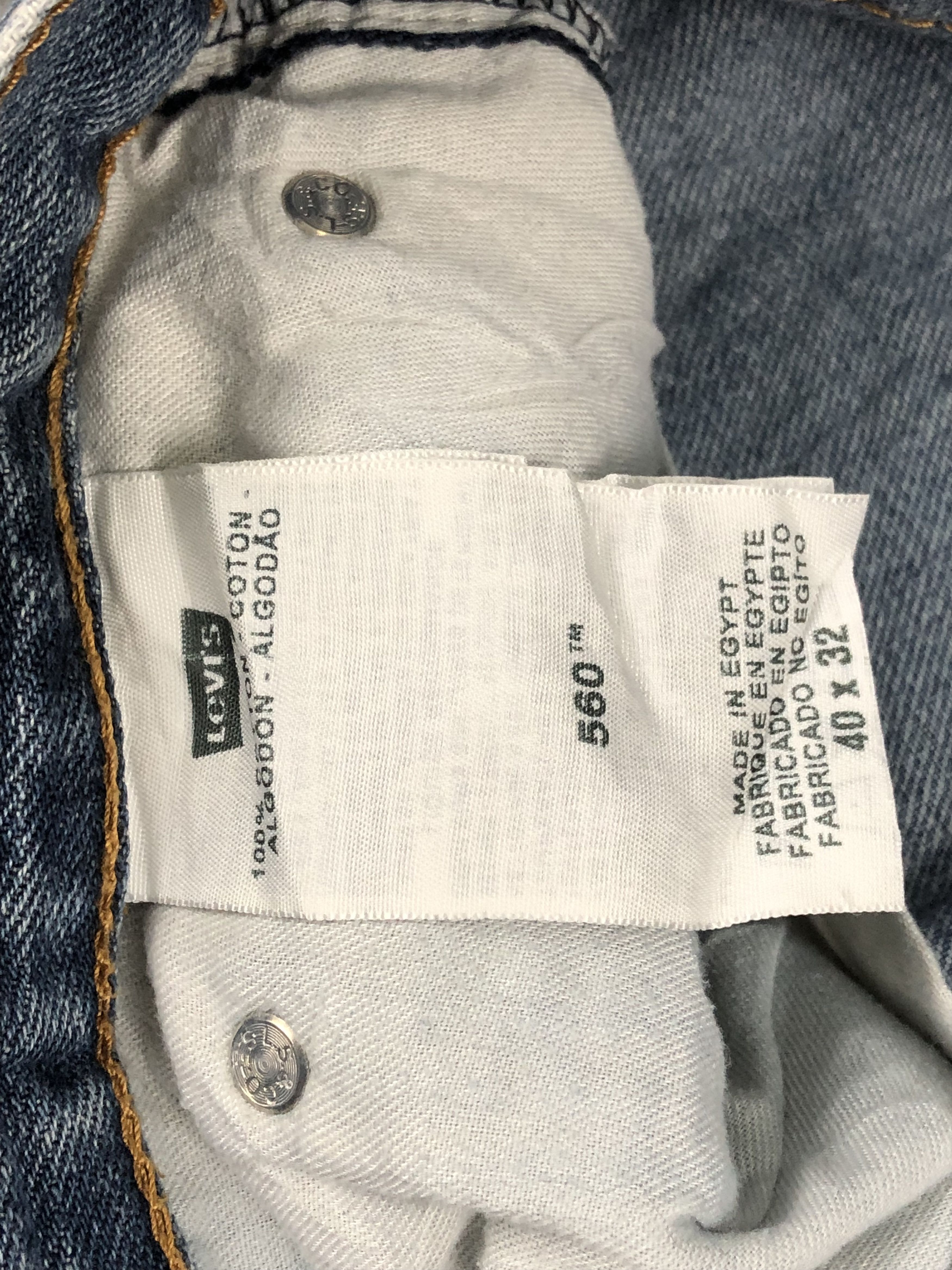 Levi's Vintage Levis 560 Light Blue Jeans DP1666 Size US 40 / EU 56 - 7 Thumbnail