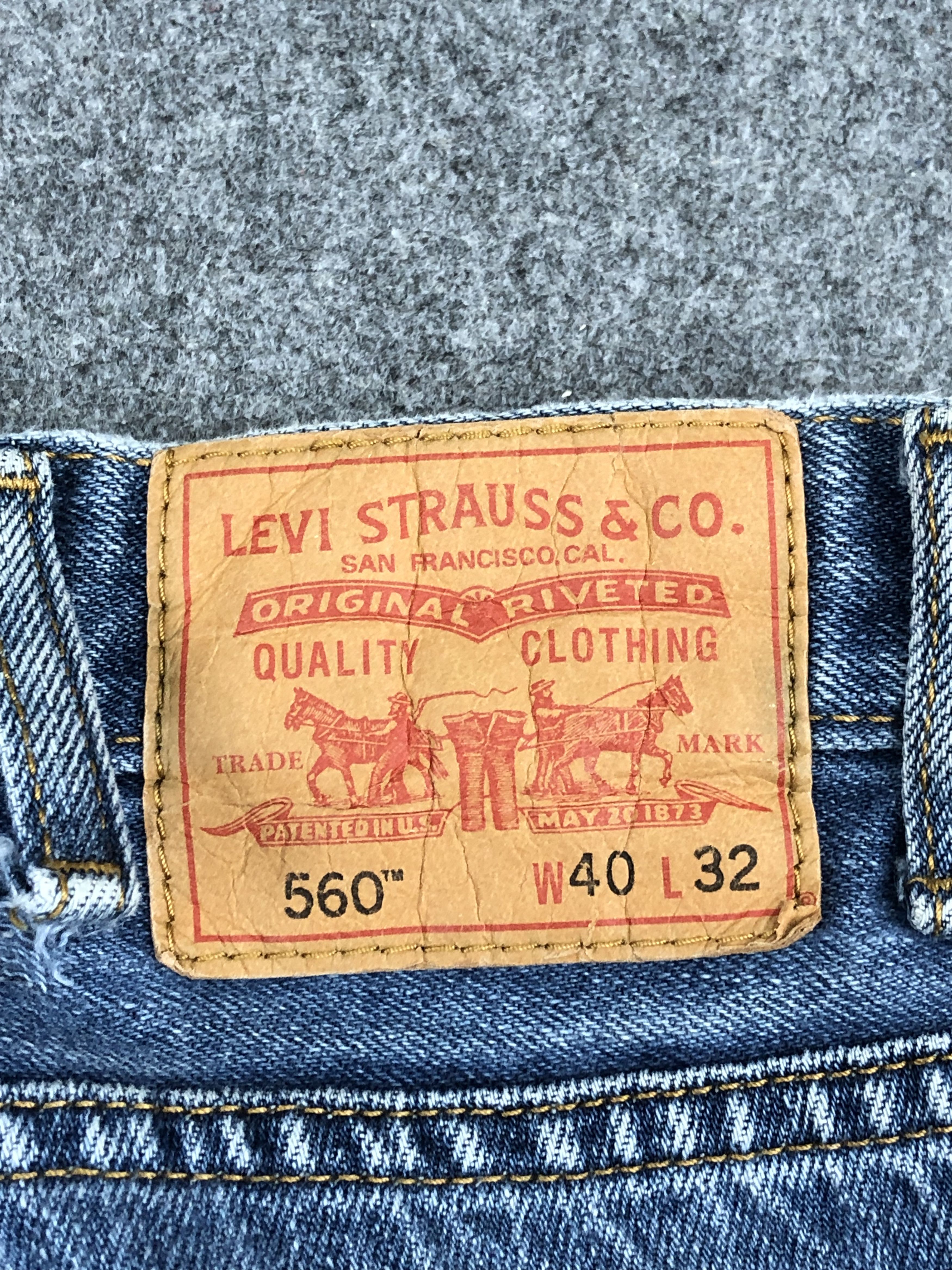 Levi's Vintage Levis 560 Light Blue Jeans DP1666 Size US 40 / EU 56 - 5 Thumbnail