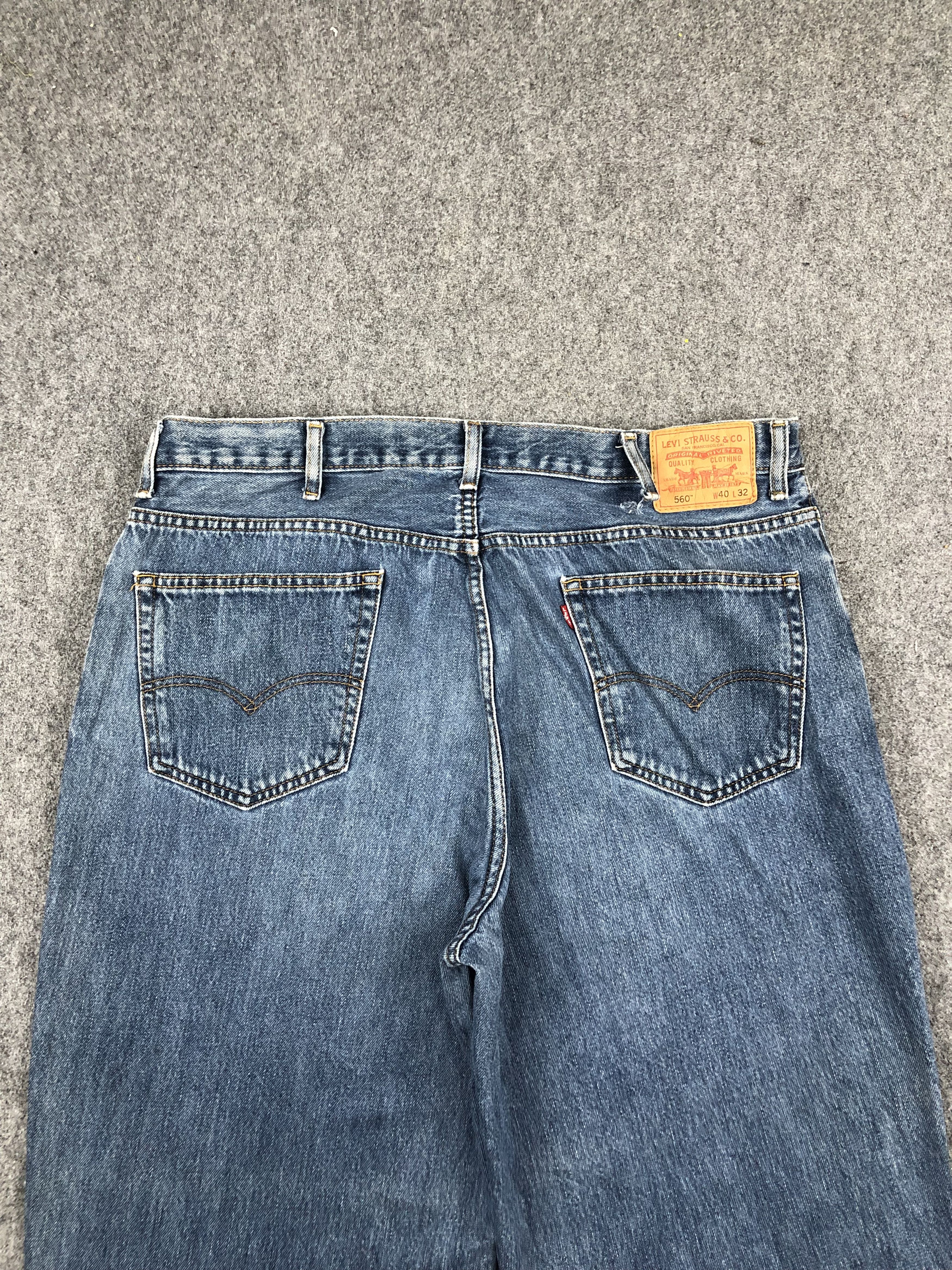 Levi's Vintage Levis 560 Light Blue Jeans DP1666 Size US 40 / EU 56 - 4 Thumbnail
